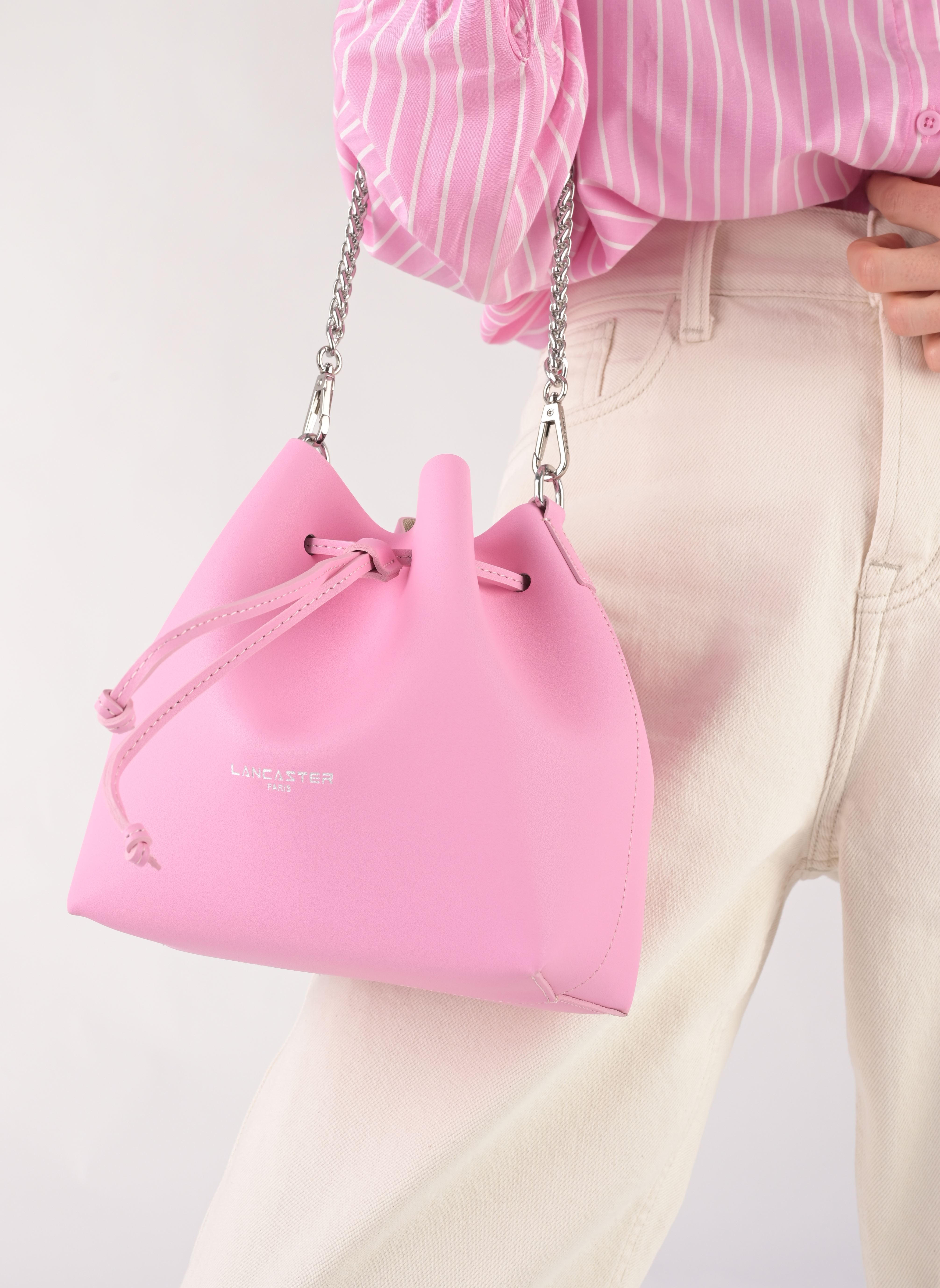 Taschen Sac bourse A lacets coulissants S Pur & damen rosa Lancaster Taschen Sac bourse A lacets coulissants S Pur & damen rosa ROSE - IN - CHAMPAGNE
