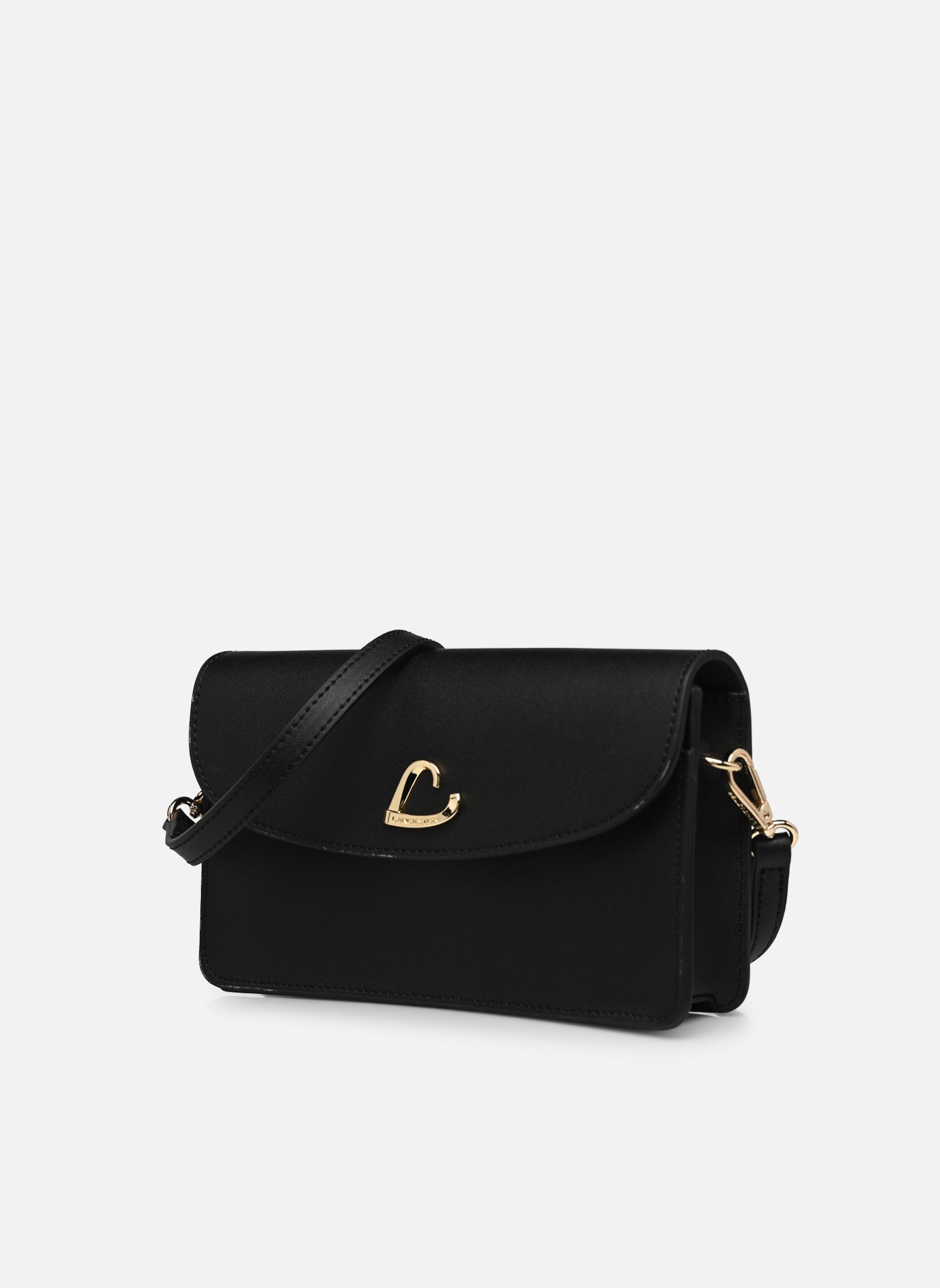 Umhängetaschen Pochette A rabat aimanté S City Philos damen schwarz Lancaster Umhängetaschen Pochette A rabat aimanté S City Philos damen schwarz NOIR