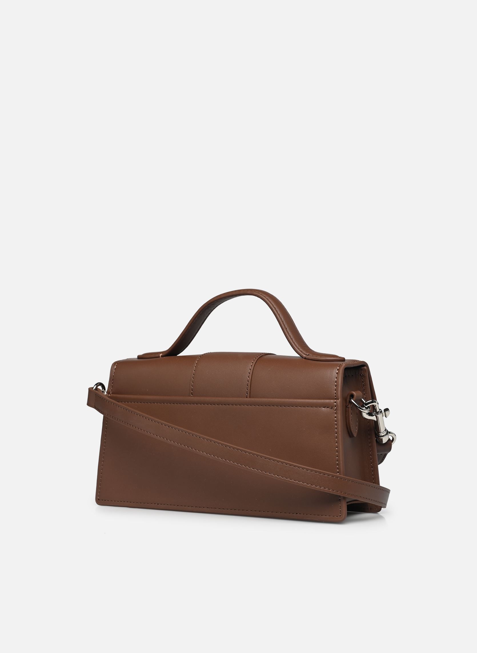 Sacs à main Sac baguette A rabat avec fermoir Paris femme marron Lancaster Sacs à main Sac baguette A rabat avec fermoir Paris femme marron MARRON