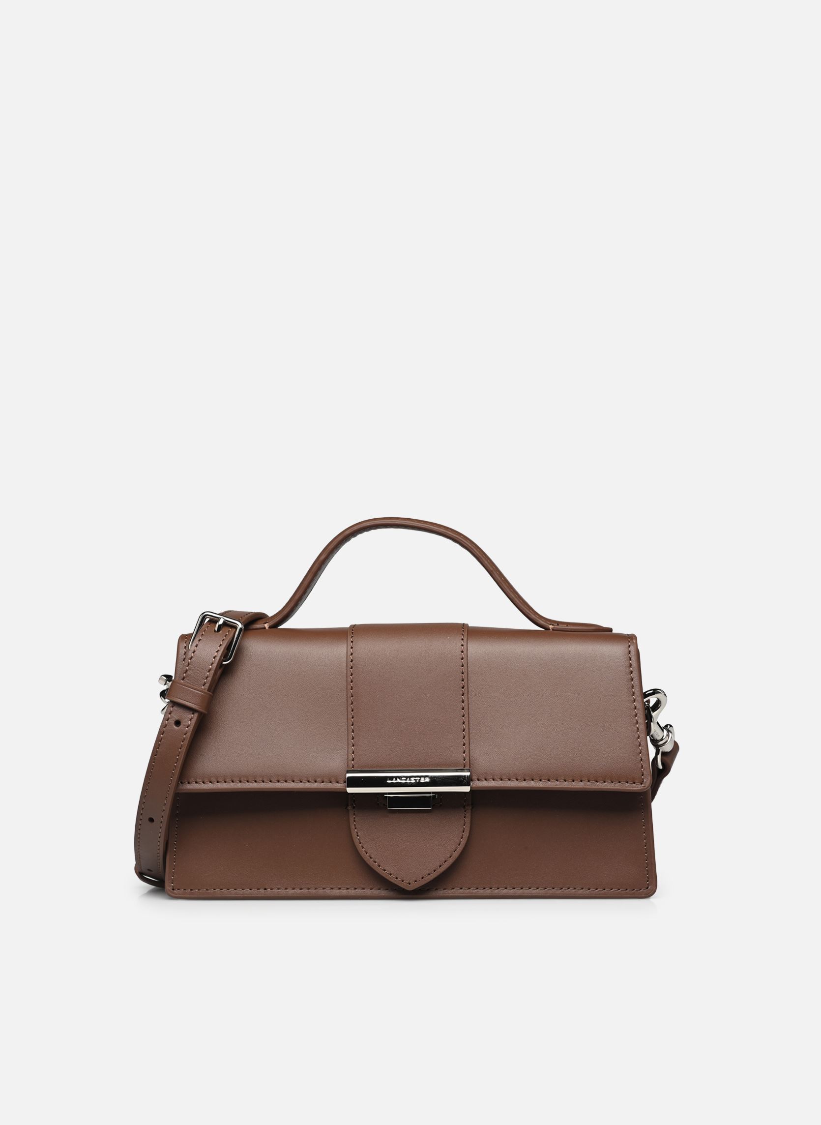 Sacs à main Sac baguette A rabat avec fermoir Paris femme marron Lancaster Sacs à main Sac baguette A rabat avec fermoir Paris femme marron MARRON