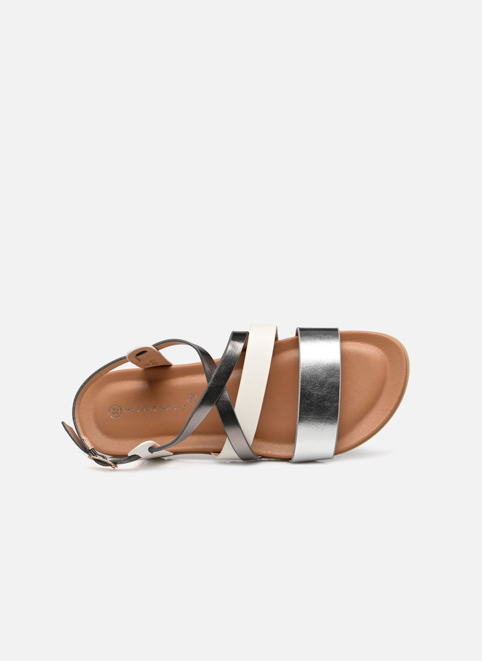 Sandalen QL4628_ARGENT/ETAIN damen silber Divine Factory Sandalen QL4628_ARGENT/ETAIN damen silber Argent/Etain