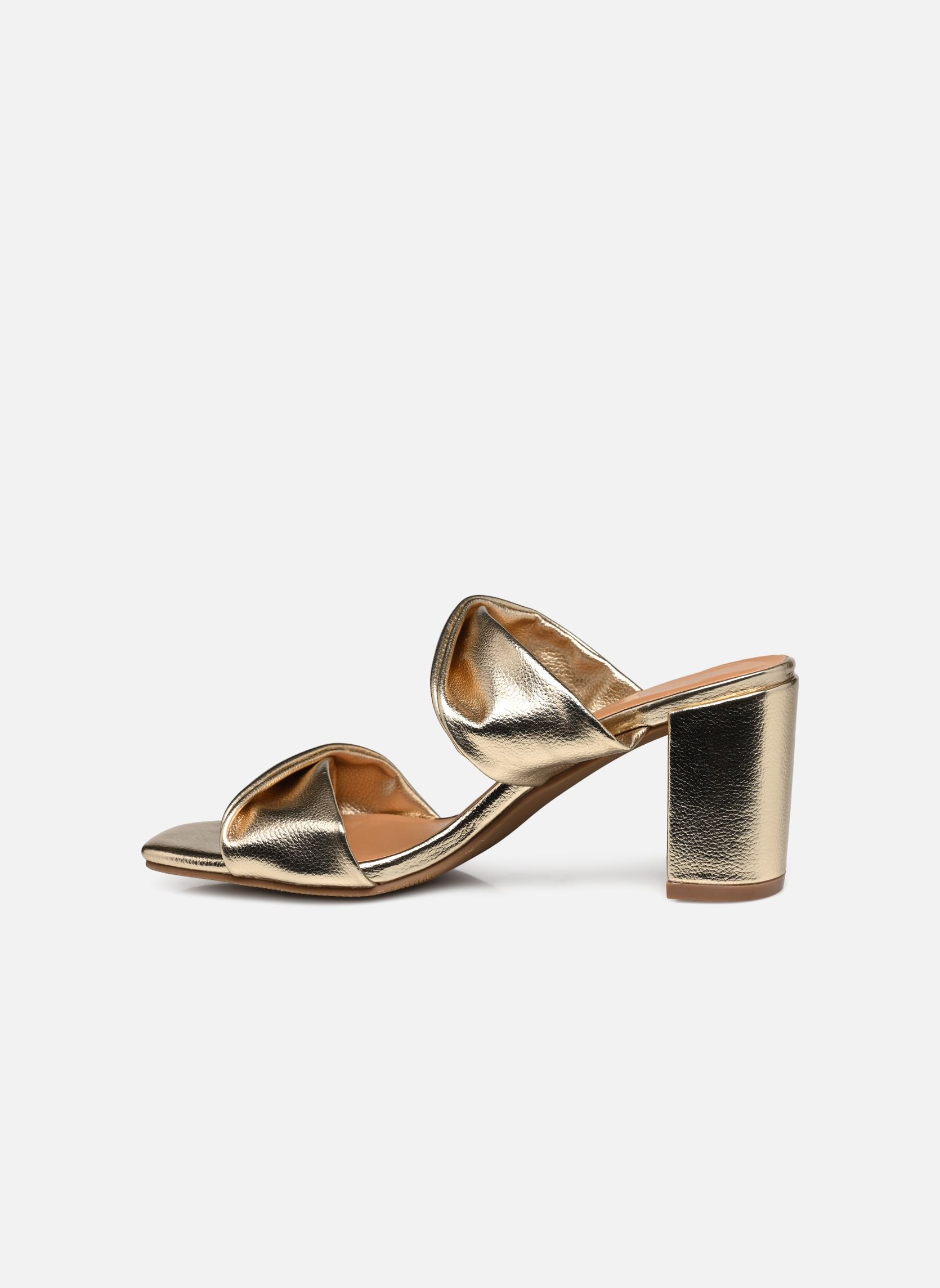 Mules QL4821_DORE femme or et bronze Divine Factory Mules QL4821_DORE femme or et bronze Noir