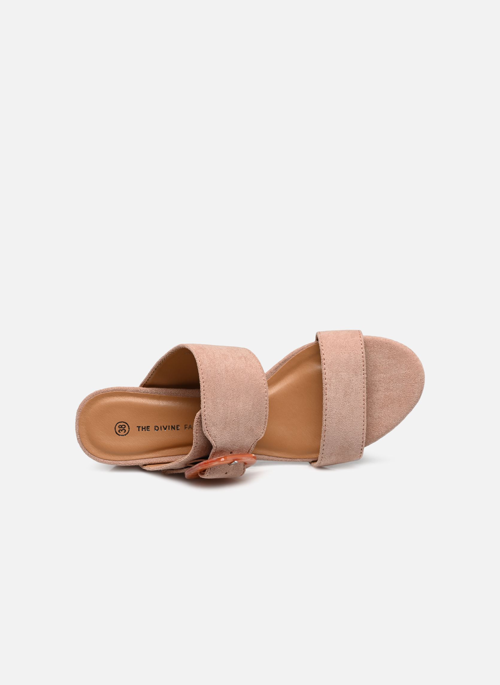 Muilen QL4822_NUDE dames beige Divine Factory Muilen QL4822_NUDE dames beige Nude