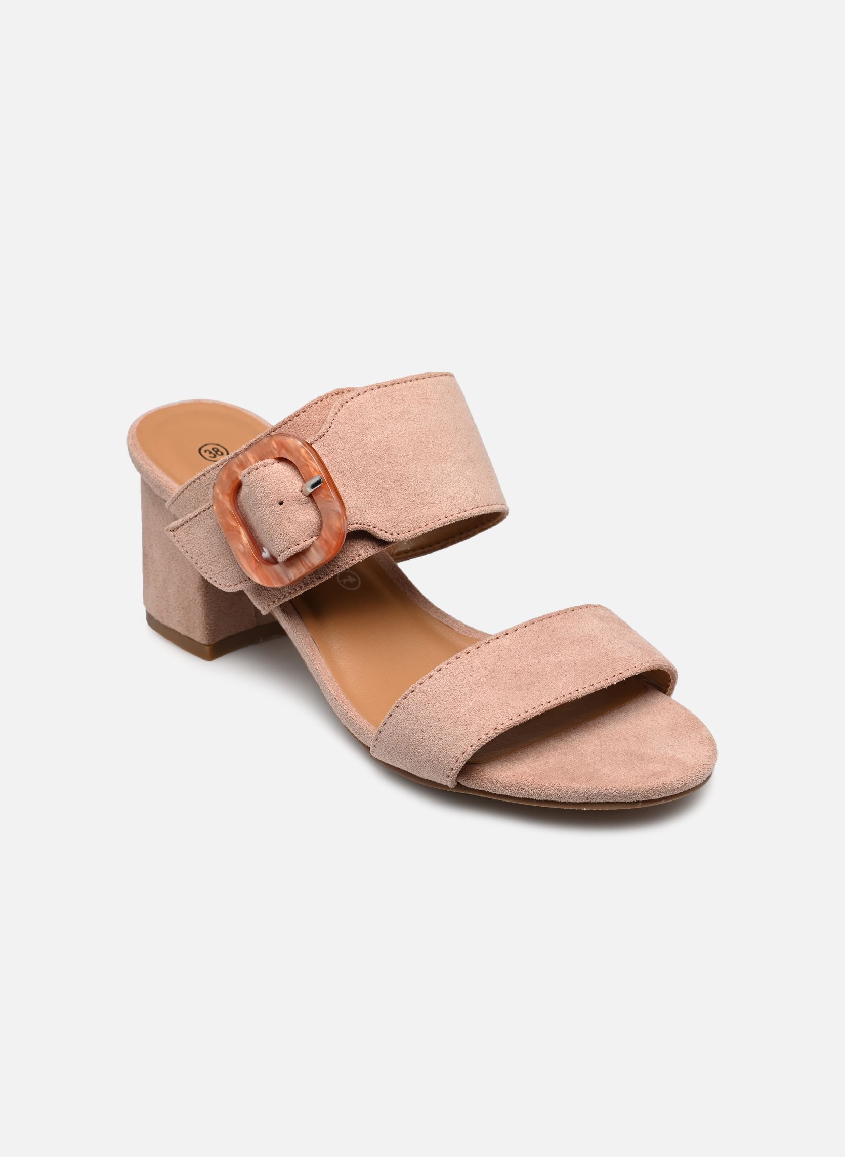 Muilen QL4822_NUDE dames beige Divine Factory Muilen QL4822_NUDE dames beige Nude