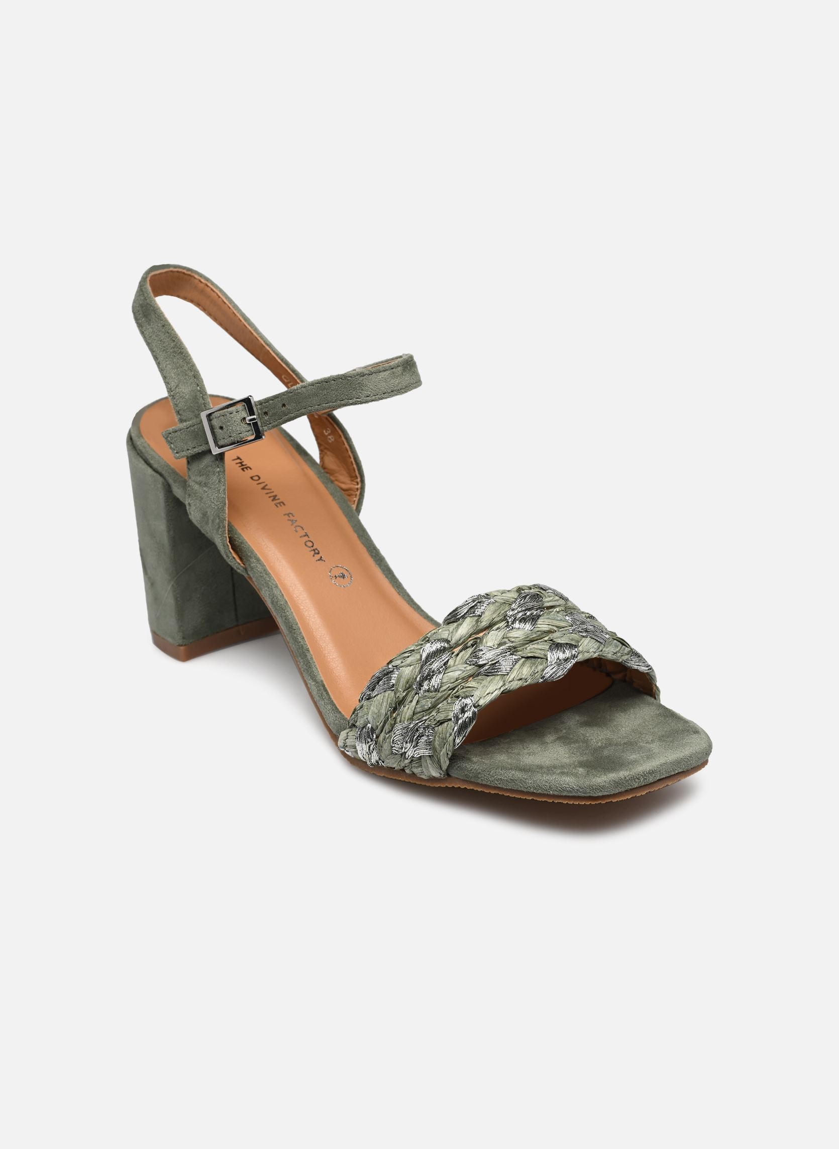 Sandalen QL4823_VERT D'EAU dames groen Divine Factory Sandalen QL4823_VERT D'EAU dames groen Vert d'eau