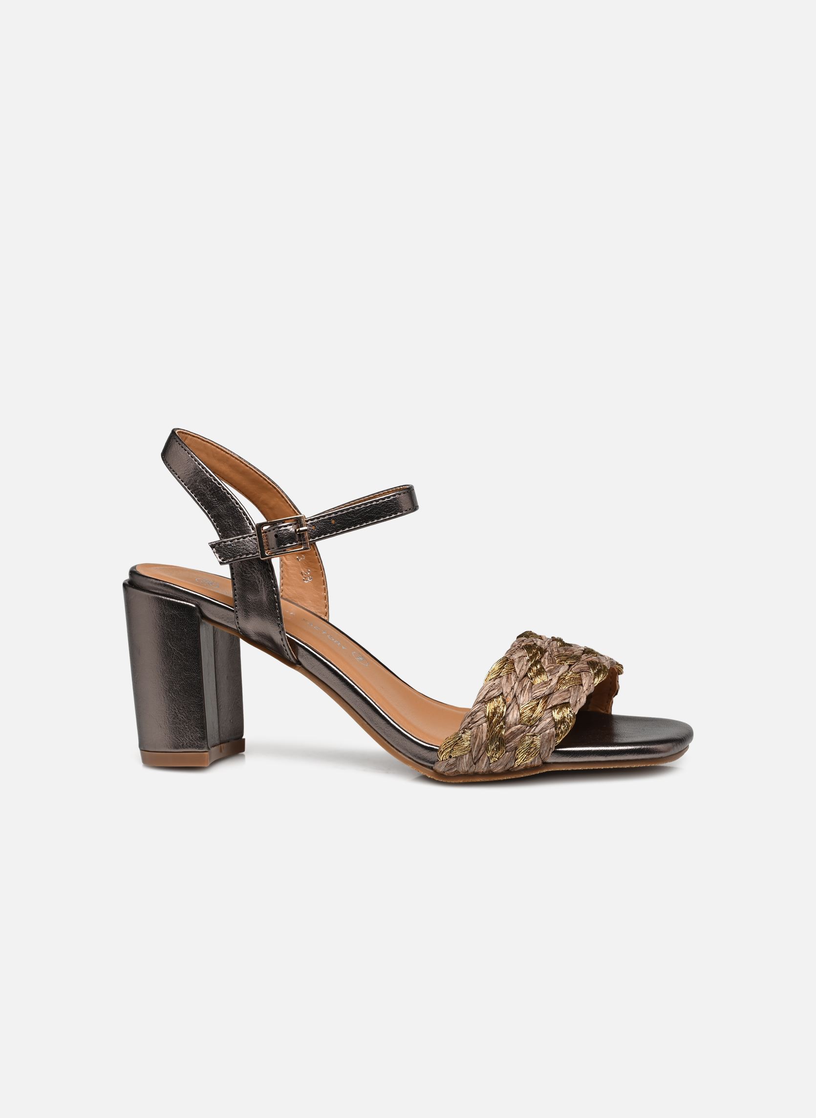 Sandales QL4823_CUIVRE femme or et bronze Divine Factory Sandales QL4823_CUIVRE femme or et bronze Cuivre