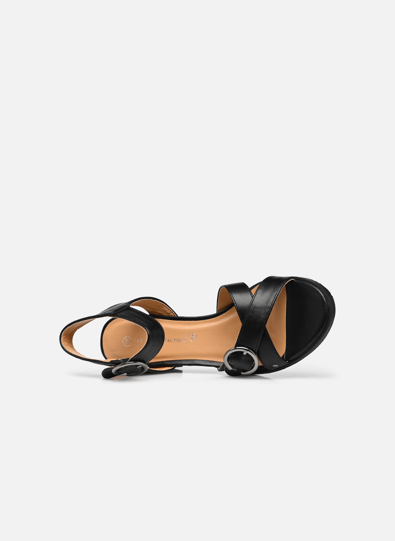 Sandalen QL4824_NOIR damen schwarz Divine Factory Sandalen QL4824_NOIR damen schwarz Noir