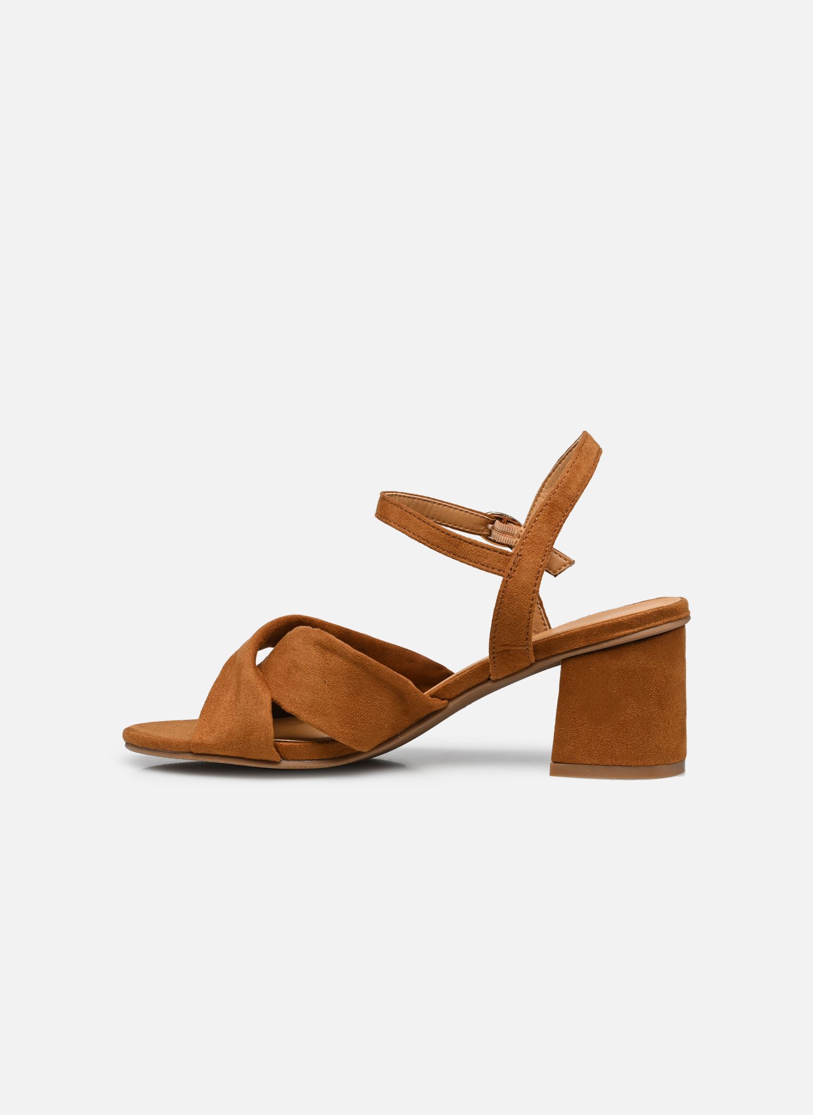 Sandalen QL4825_CAMEL damen braun Divine Factory Sandalen QL4825_CAMEL damen braun Camel