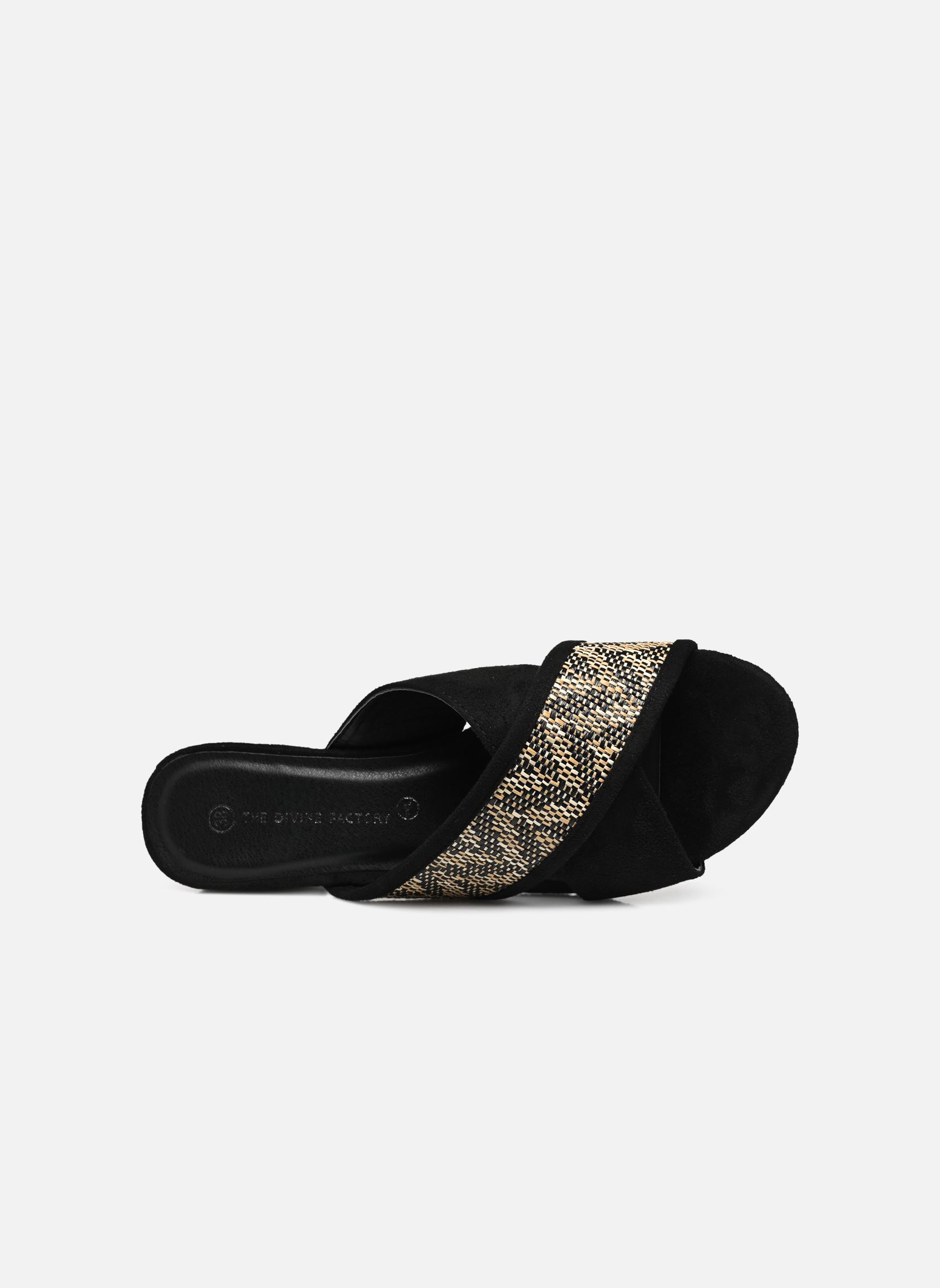 Mules QL4827_NOIR femme noir Divine Factory Mules QL4827_NOIR femme noir Noir