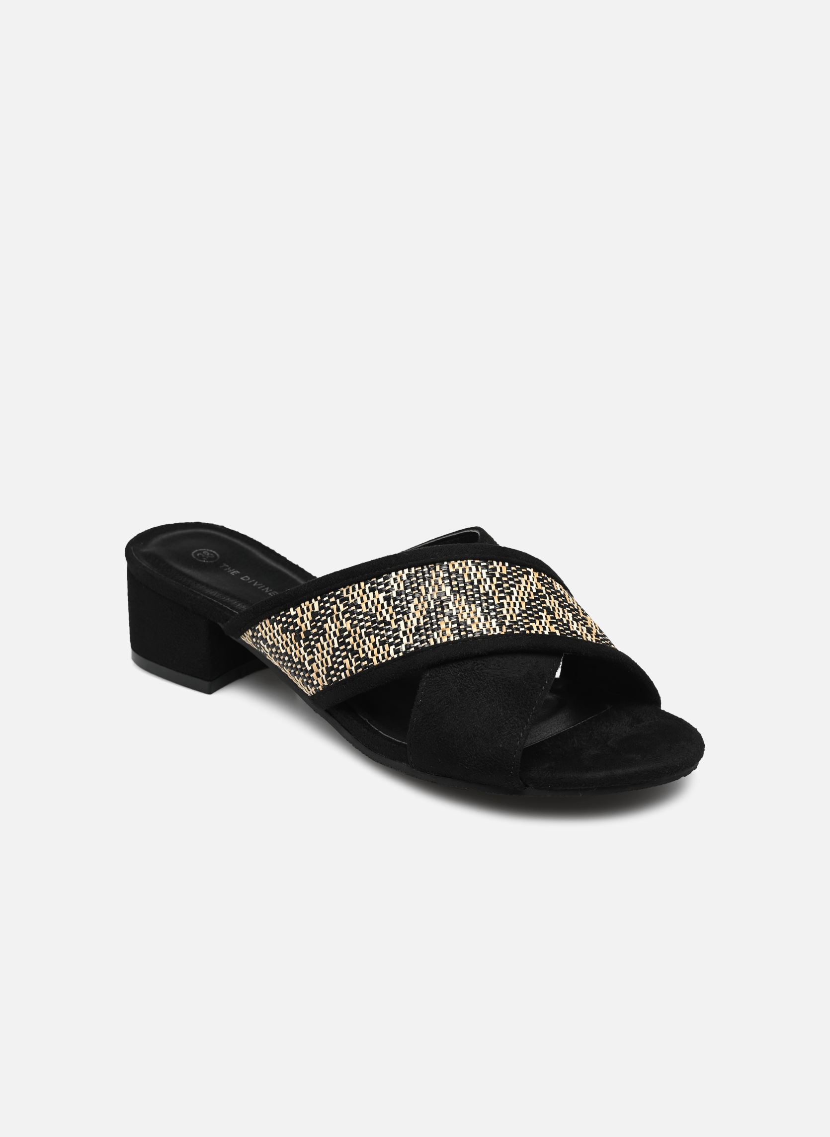 Mules QL4827_NOIR femme noir Divine Factory Mules QL4827_NOIR femme noir Noir