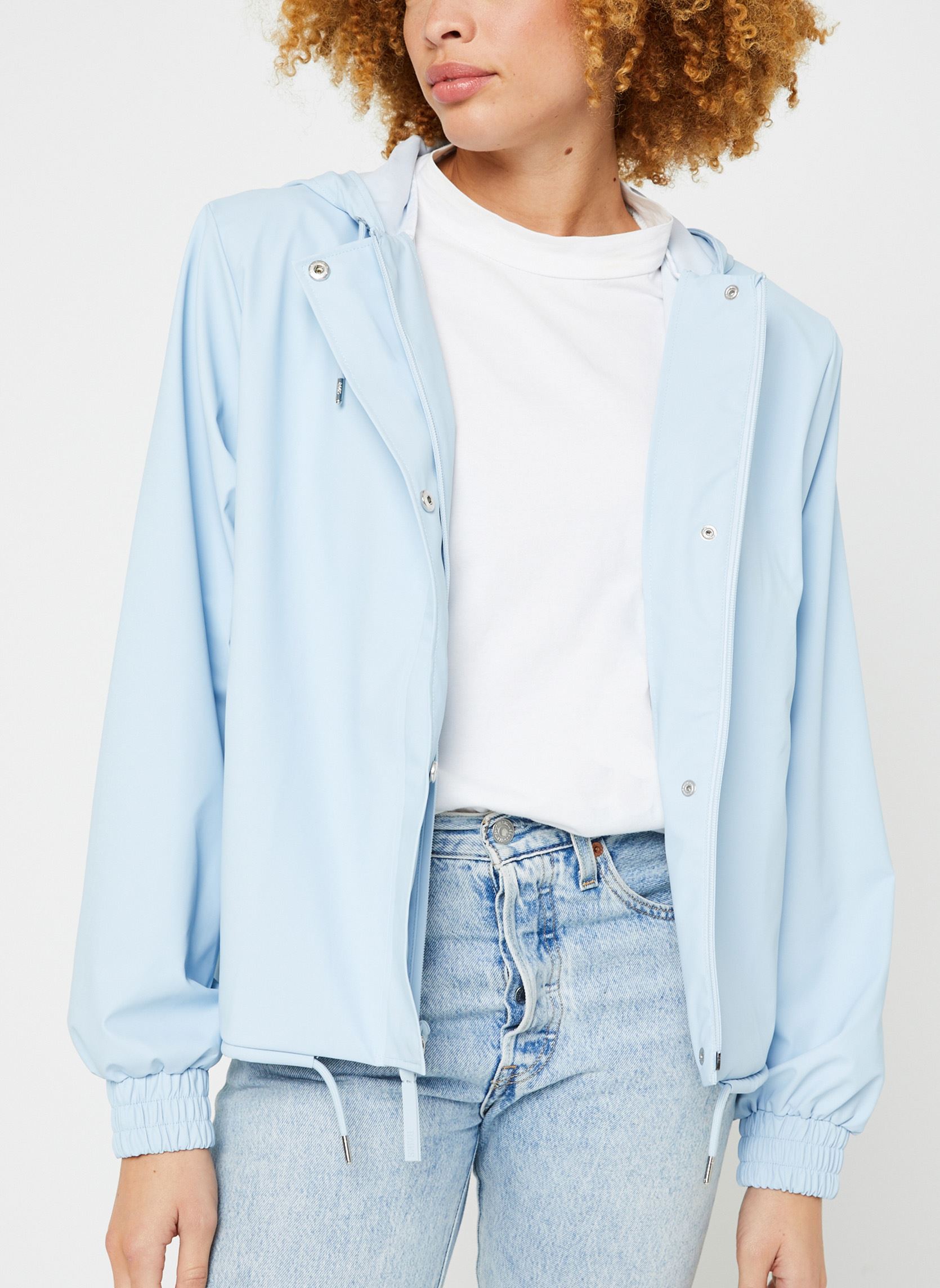 Regenjassen String W Jacket W3 dames blauw Rains Regenjassen String W Jacket W3 dames blauw SKY