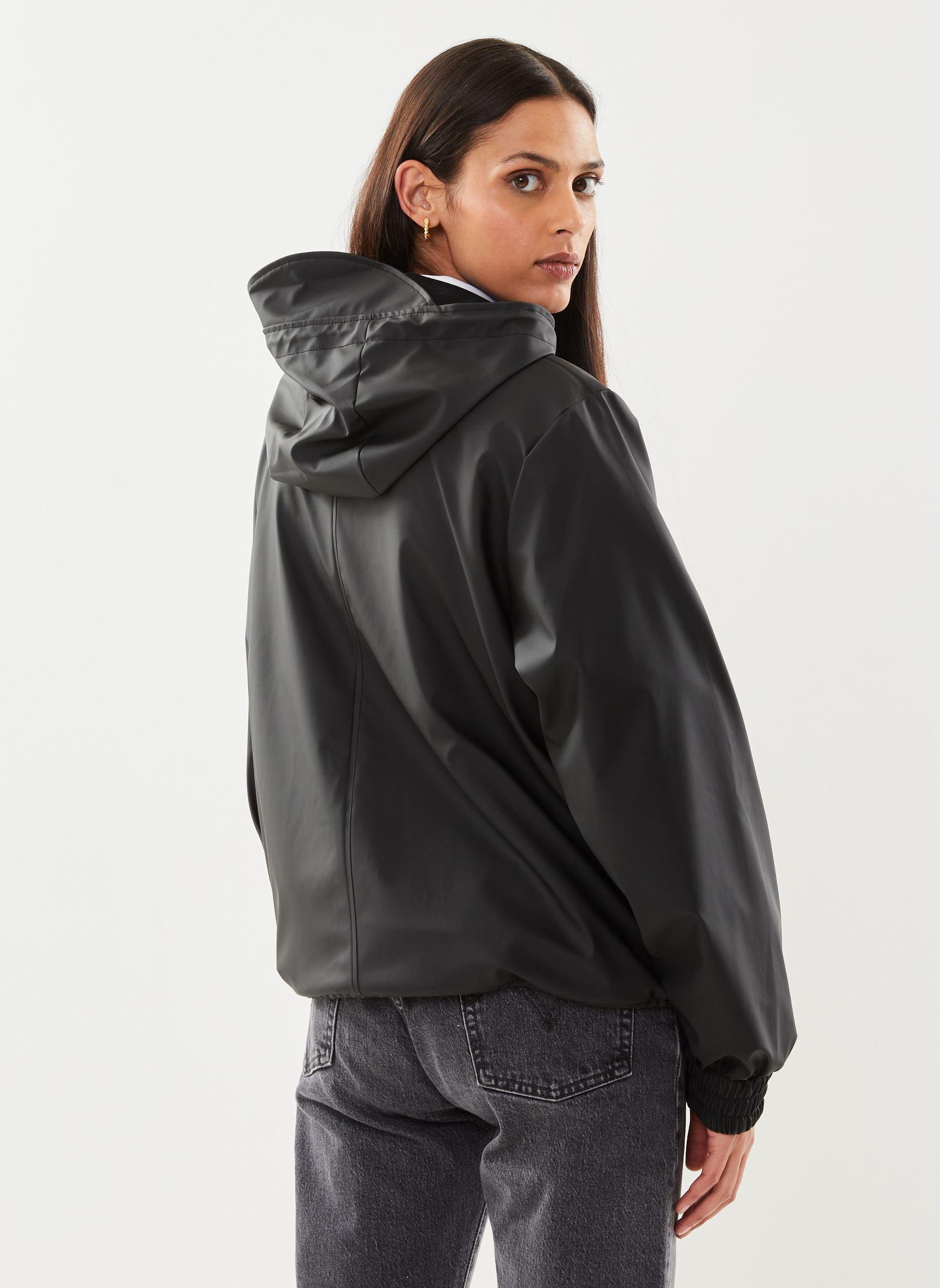 Regenjacken String W Jacket W3 damen schwarz Rains Regenjacken String W Jacket W3 damen schwarz BLACK
