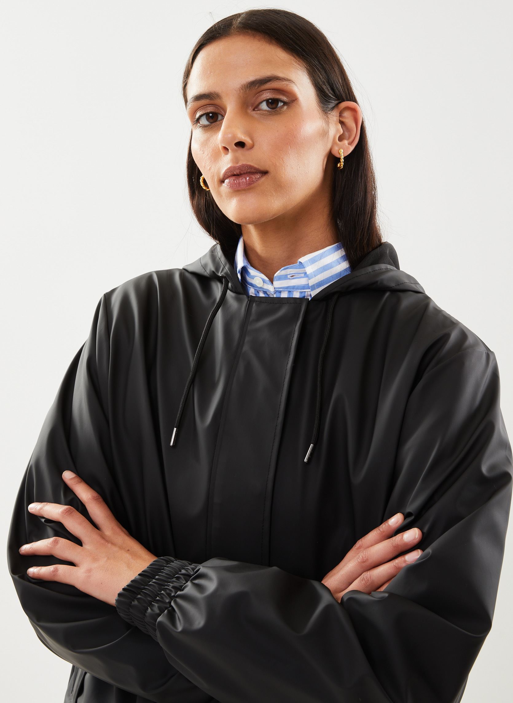 Regenjacken String W Jacket W3 damen schwarz Rains Regenjacken String W Jacket W3 damen schwarz BLACK