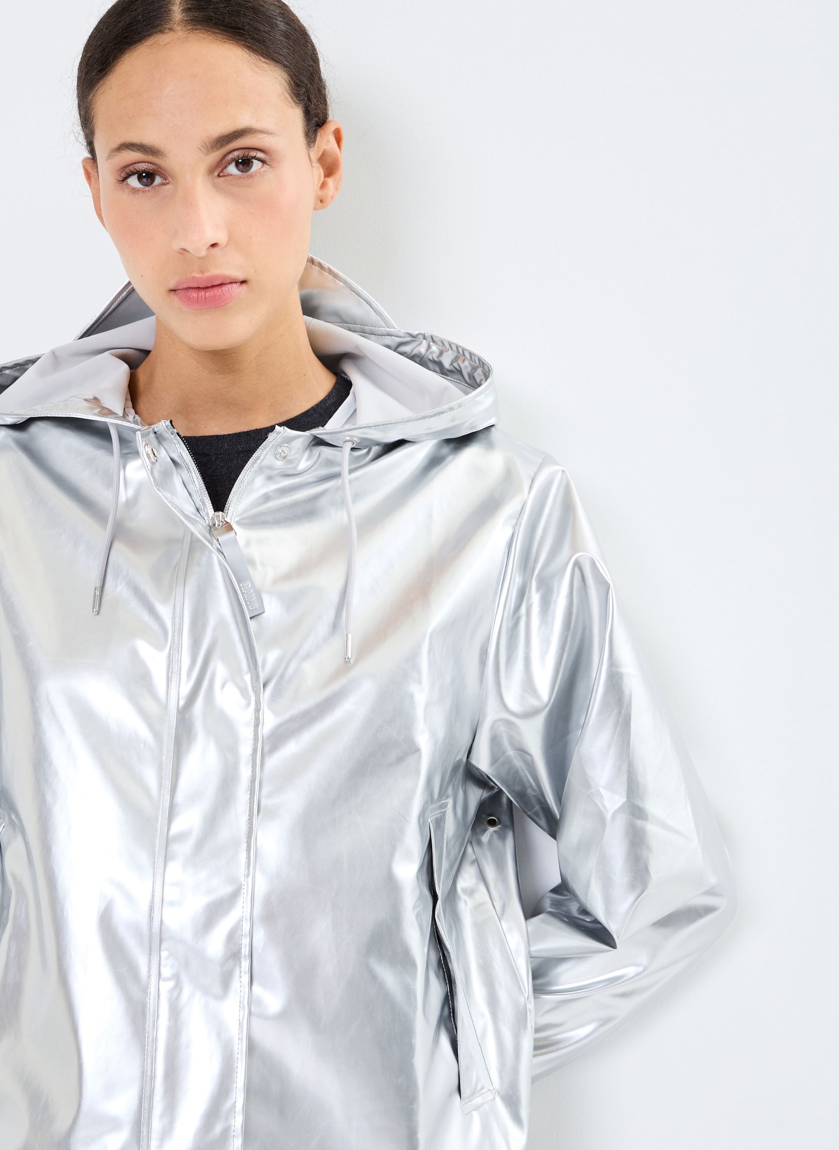 Regenjacken String W Jacket W3 damen silber Rains Regenjacken String W Jacket W3 damen silber MIRROR