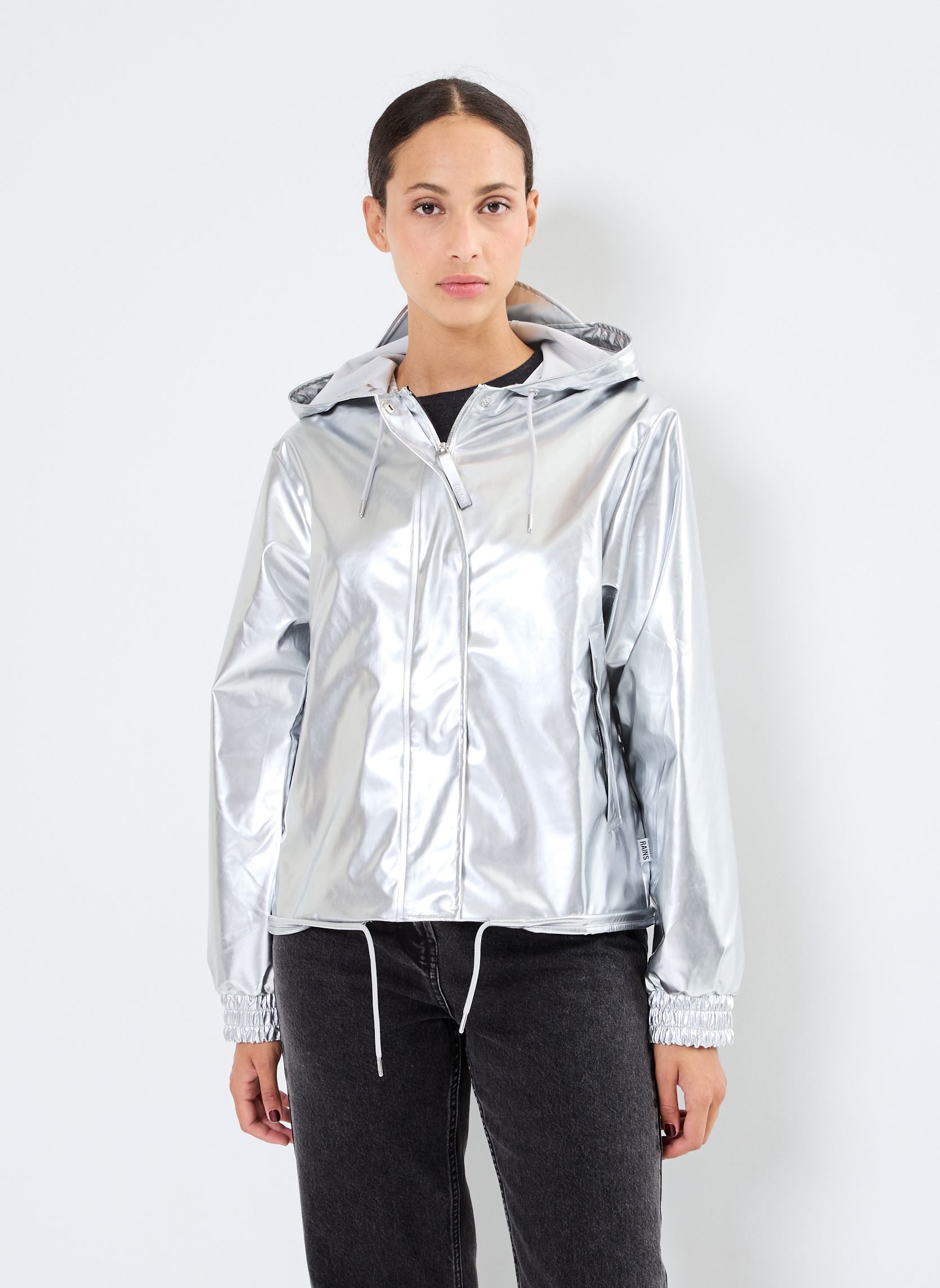 Regenjacken String W Jacket W3 damen silber Rains Regenjacken String W Jacket W3 damen silber MIRROR