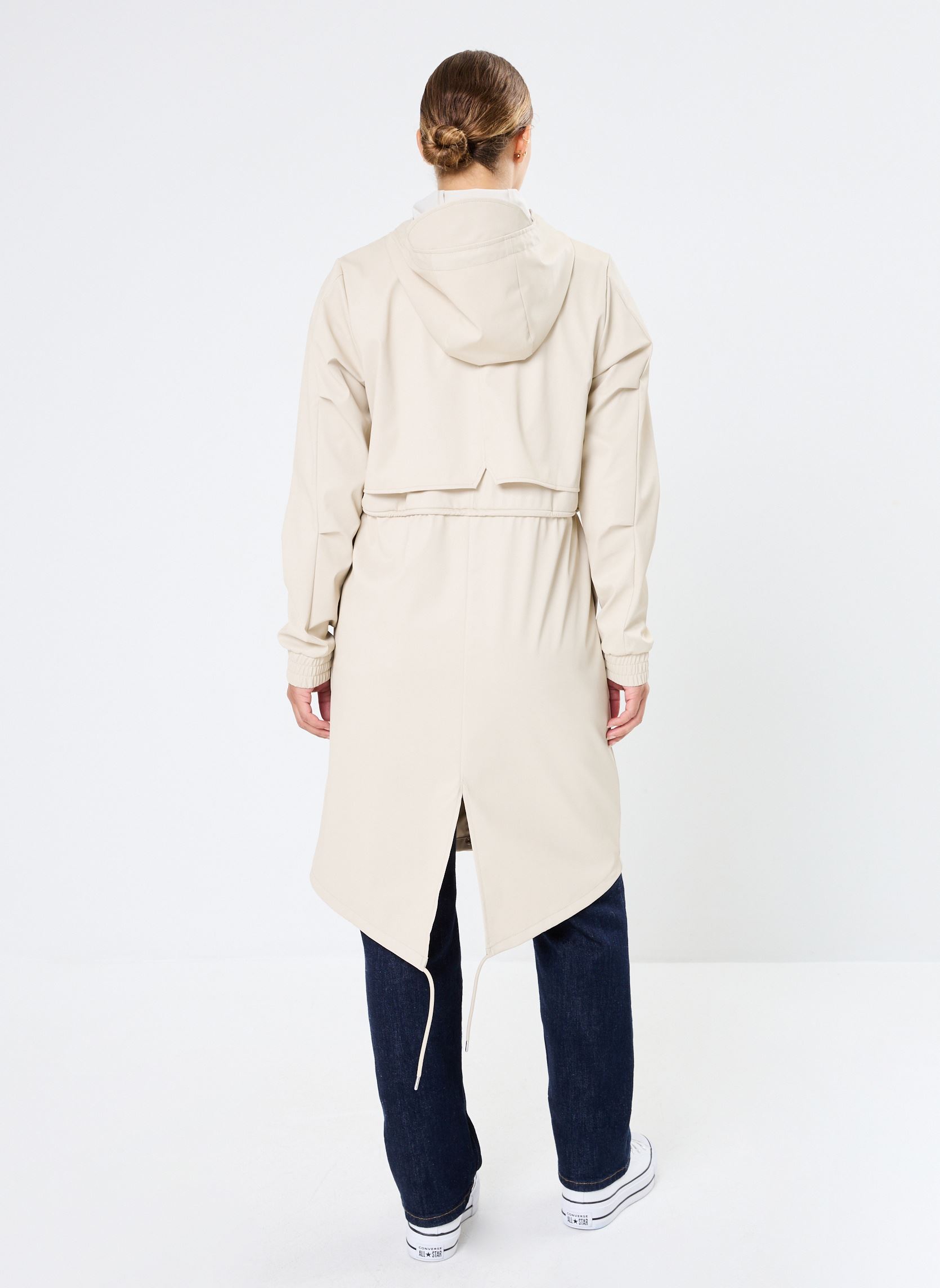 Regenjassen String W Jacket W3 dames beige Rains Regenjassen String W Jacket W3 dames beige DUNE GRAIN