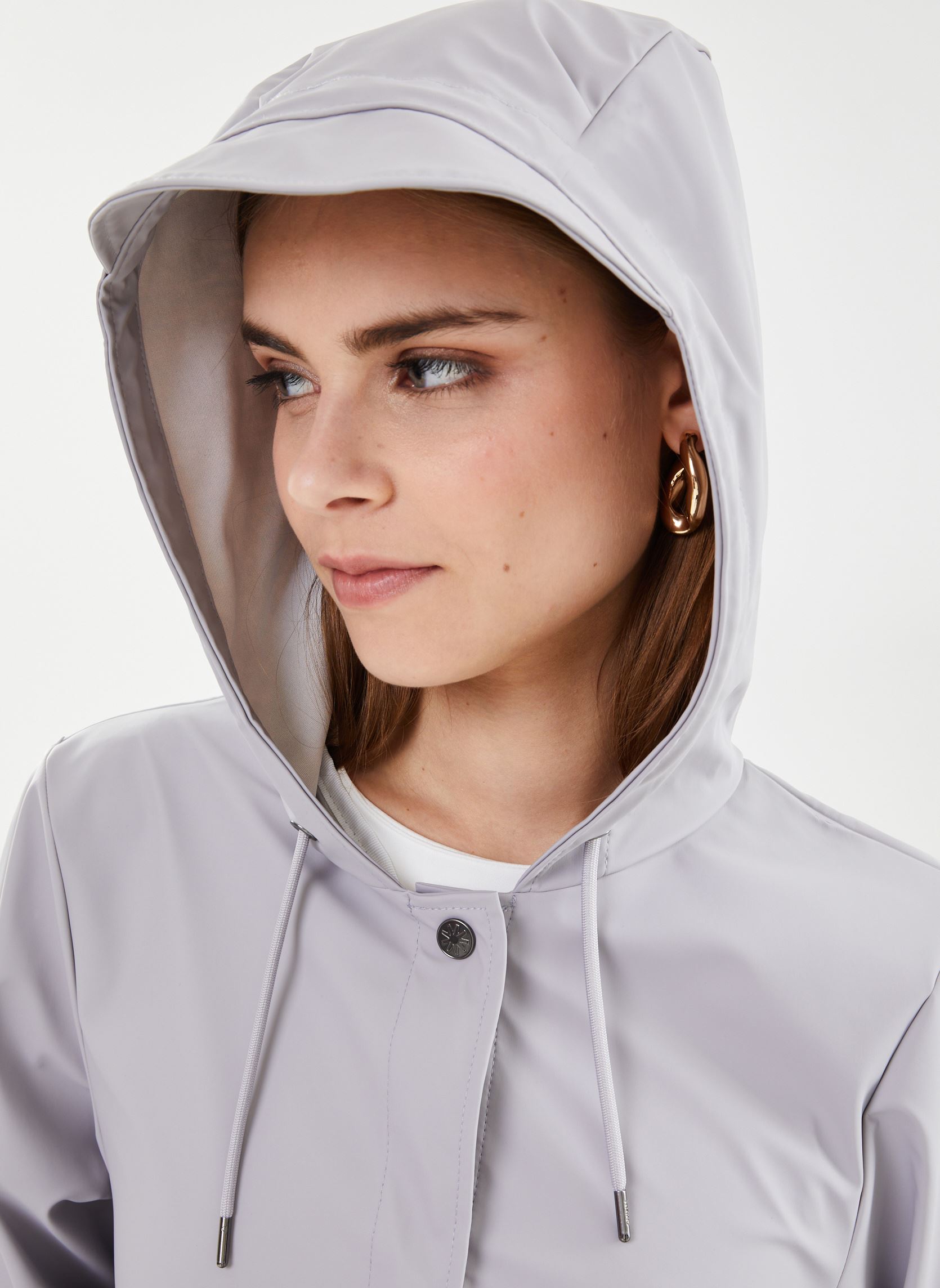 Blouson RAINS A-Line W Jacket Pour Femme - Coupe Ajustée, Imperméable, Style Urbain