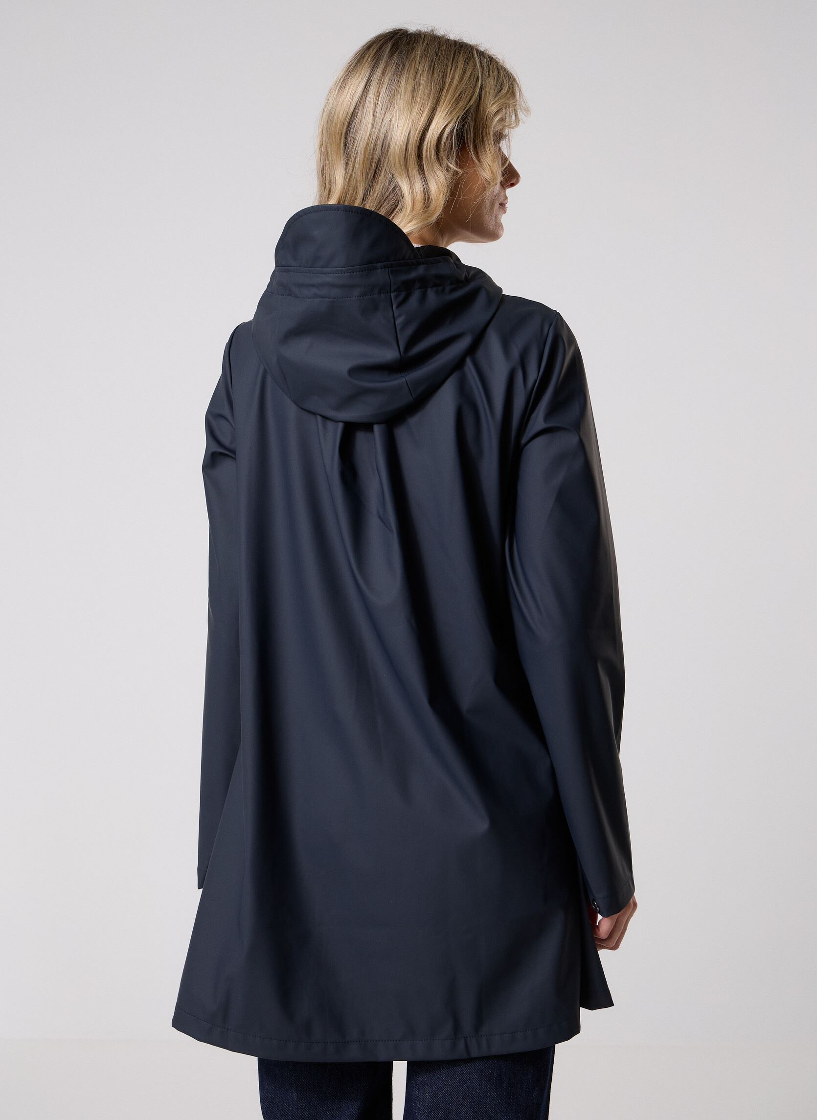 Regenjassen A-Line W Jacket W3 dames blauw Rains Regenjassen A-Line W Jacket W3 dames blauw NAVY