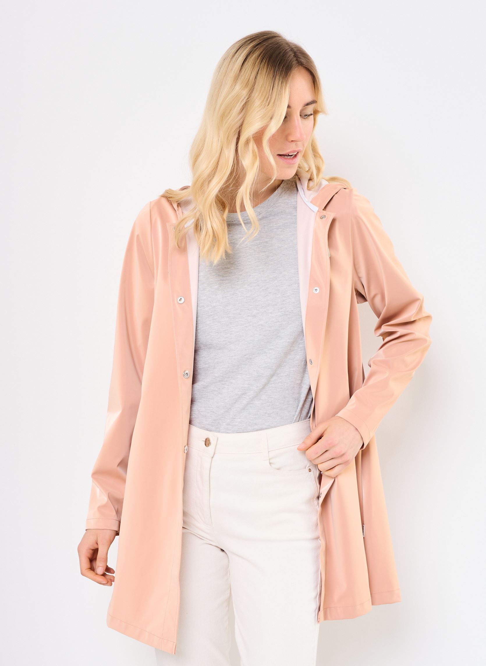 Regenjassen A-Line W Jacket W3 dames beige Rains Regenjassen A-Line W Jacket W3 dames beige COY