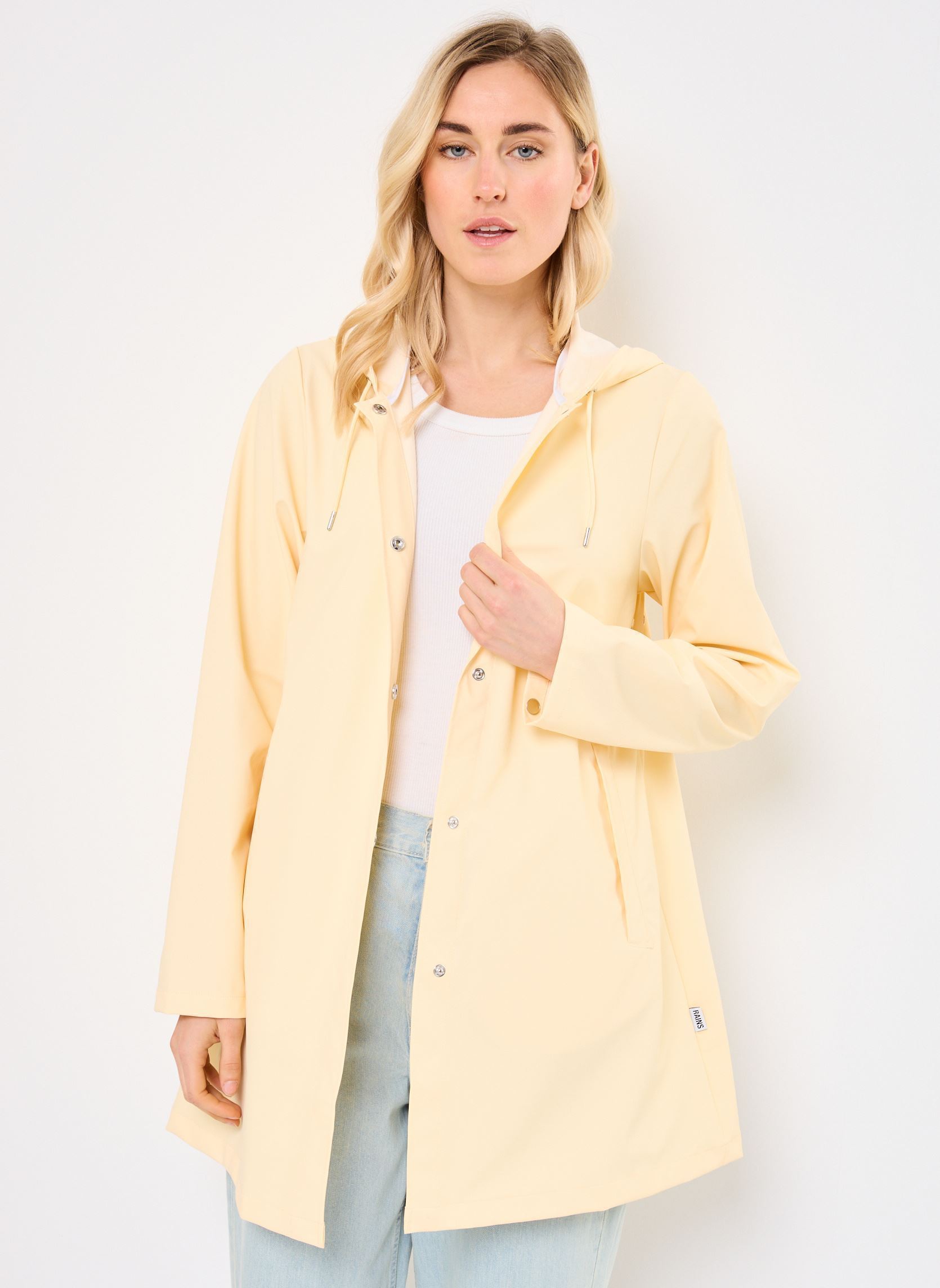 Vestes imperméable A-Line W Jacket W3 femme blanc Rains Vestes imperméable A-Line W Jacket W3 femme blanc GLEAM
