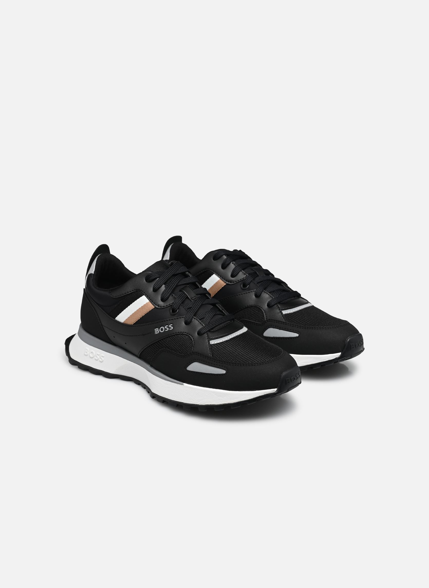 Niedrige Sneaker Jonah_Runn_mx herren schwarz BOSS Niedrige Sneaker Jonah_Runn_mx herren schwarz BLACK NEW