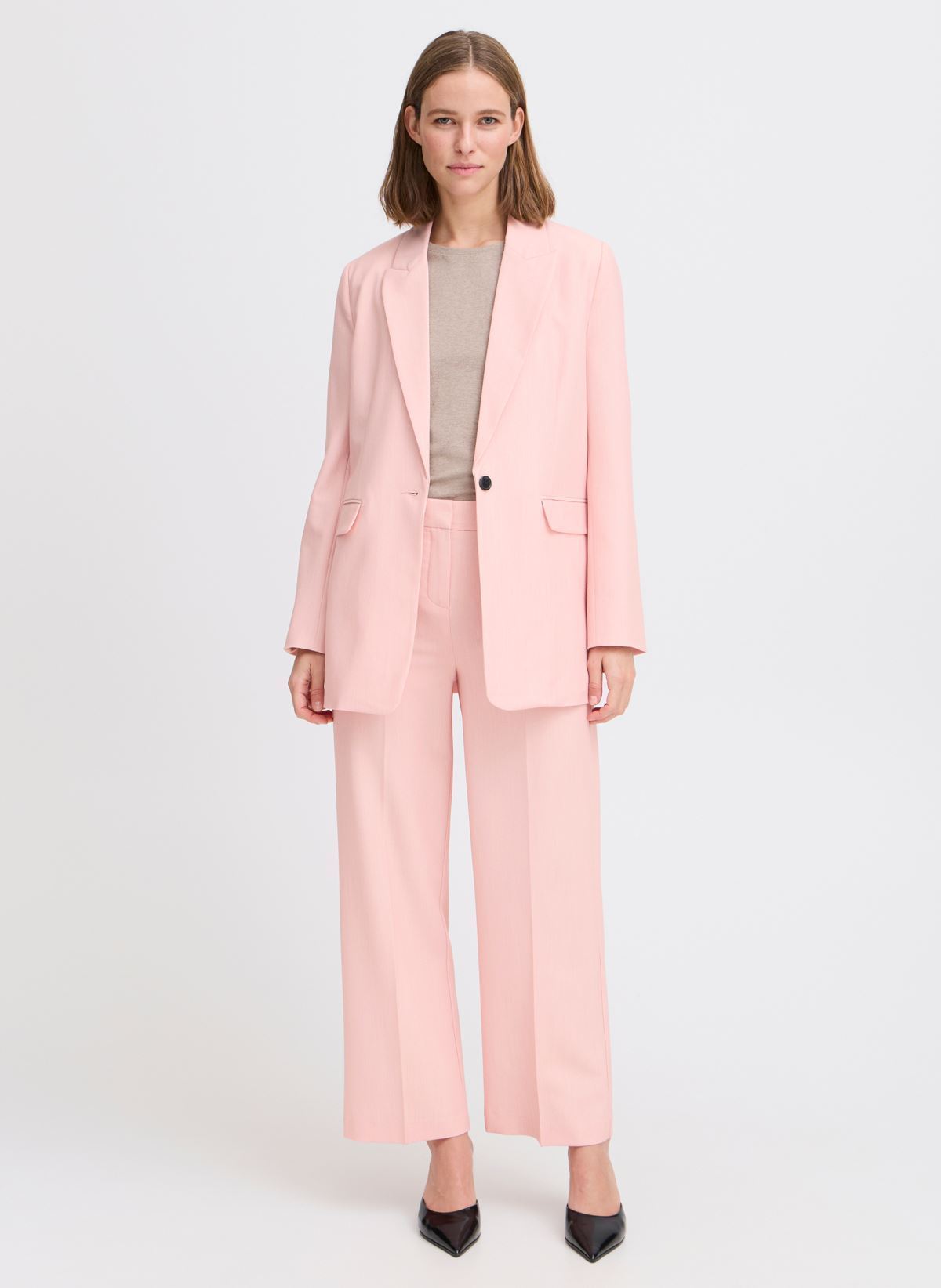 Jacketts / Sakkos Bydanta Blazer Y damen rosa B-Young Jacketts / Sakkos Bydanta Blazer Y damen rosa Roseate Spoonbill Melange