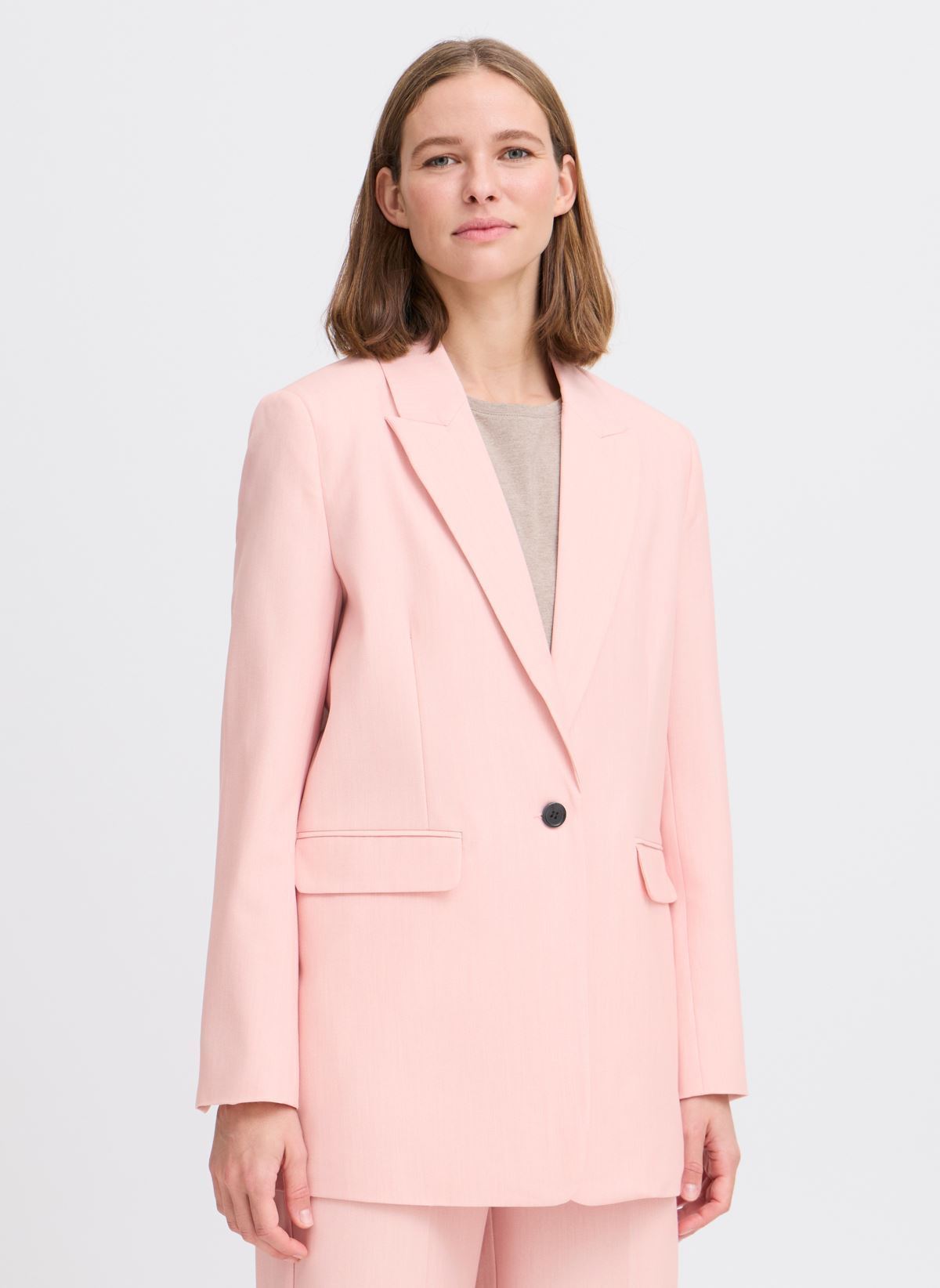 Jacketts / Sakkos Bydanta Blazer Y damen rosa B-Young Jacketts / Sakkos Bydanta Blazer Y damen rosa Roseate Spoonbill Melange