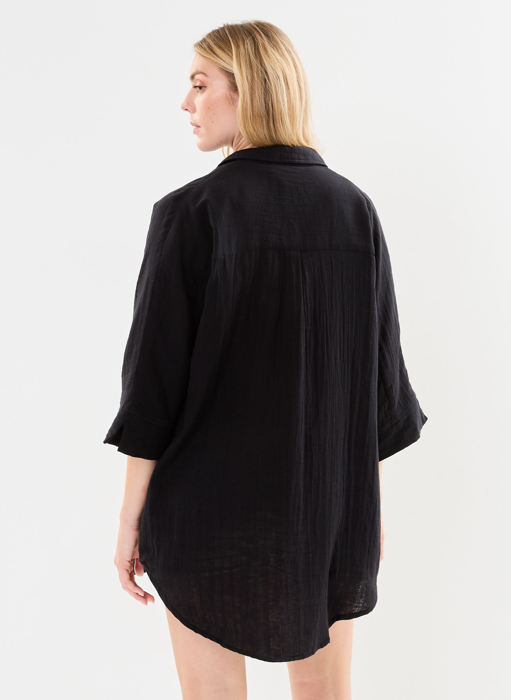 Chemises Iafoxa Beach Sh femme noir Ichi Chemises Iafoxa Beach Sh femme noir Black