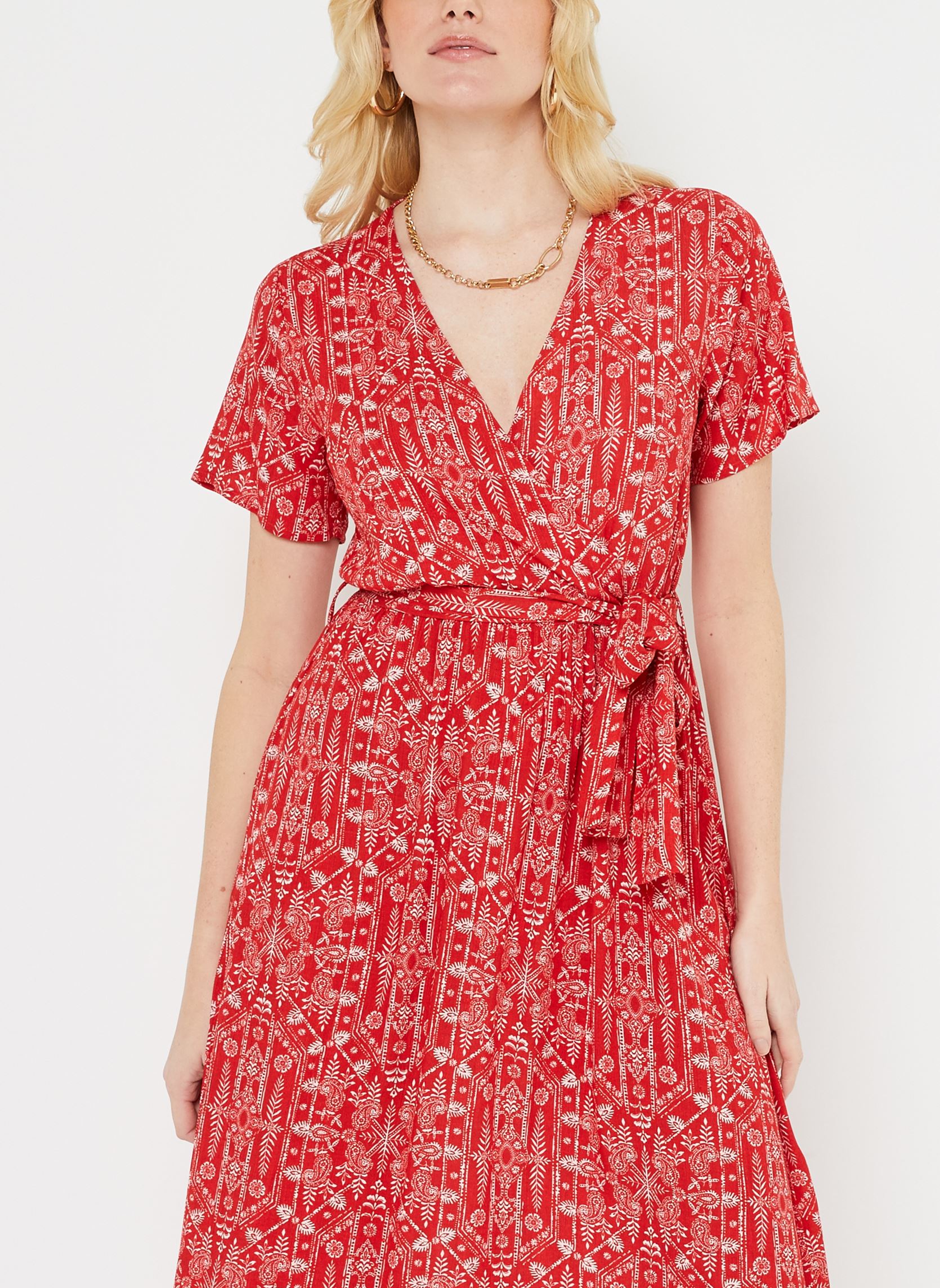 La F?�e Marabout?�e Robe maxi - FF-RO-SABLE-B (Rouge) - V??tements chez Sarenza (608934)