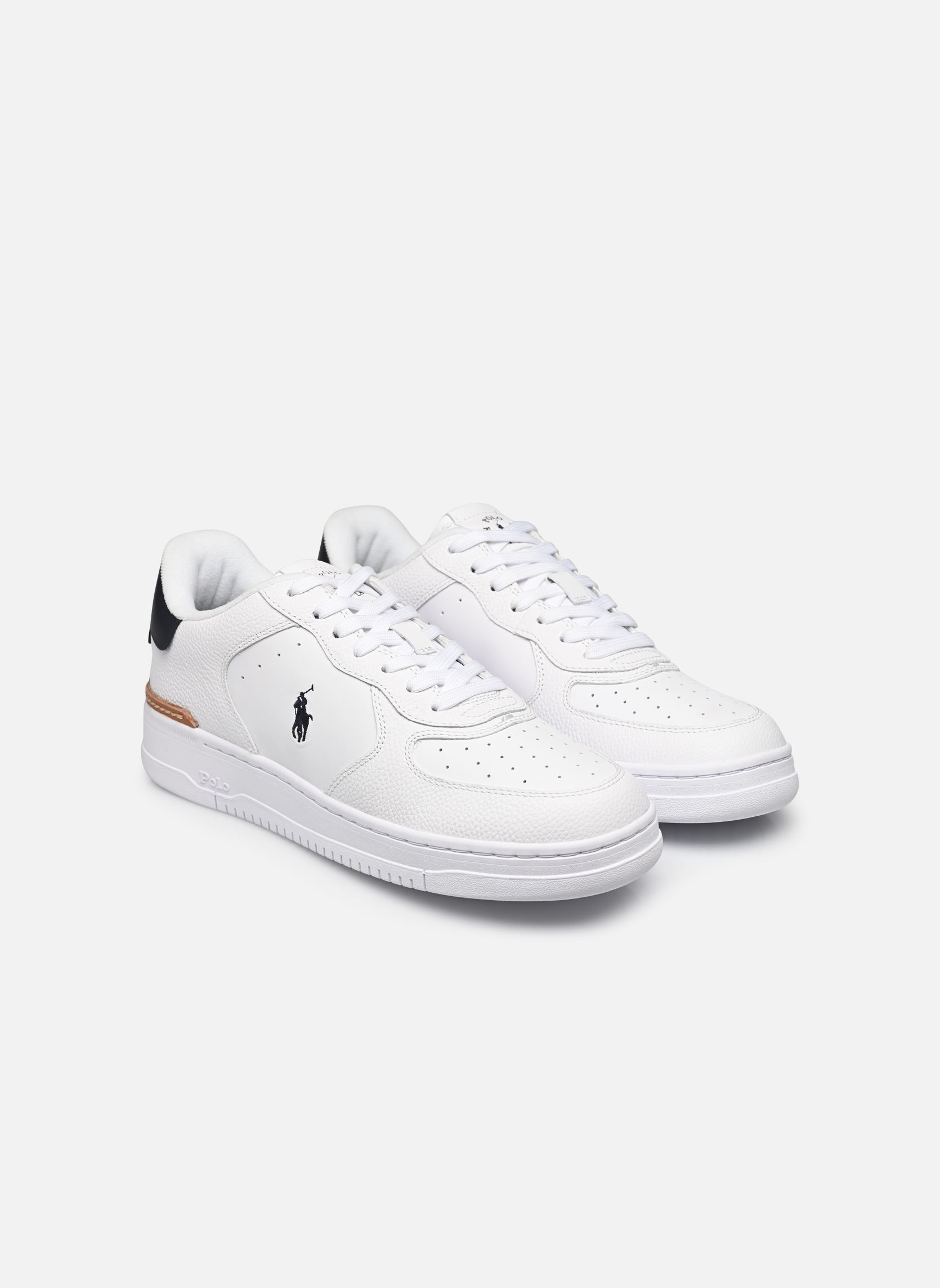 Niedrige Sneaker MASTERS CRT herren weiß Polo Ralph Lauren Niedrige Sneaker MASTERS CRT herren weiß WHITE/NAVY PP