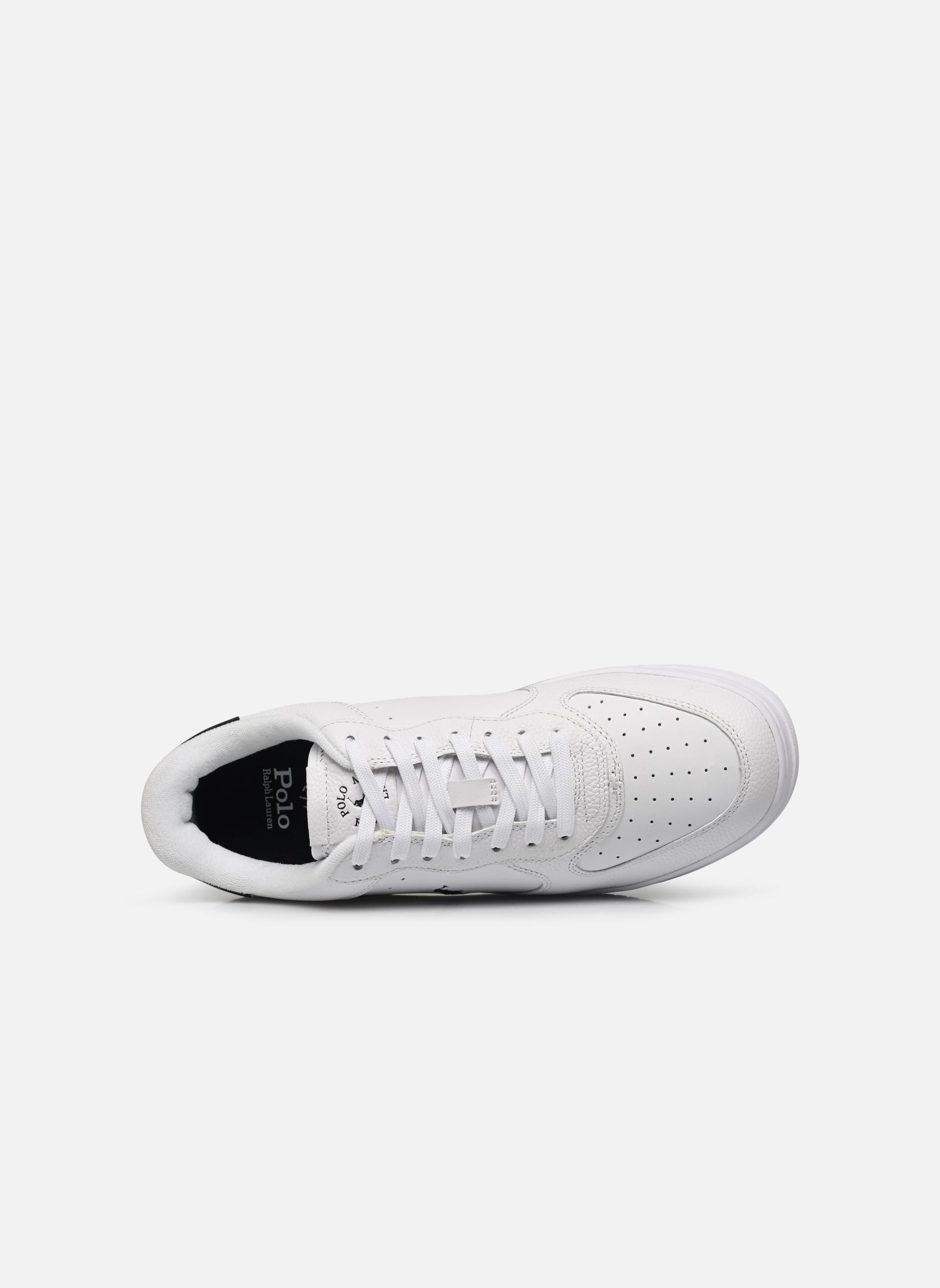 Niedrige Sneaker MASTERS CRT herren weiß Polo Ralph Lauren Niedrige Sneaker MASTERS CRT herren weiß WHITE/NAVY PP