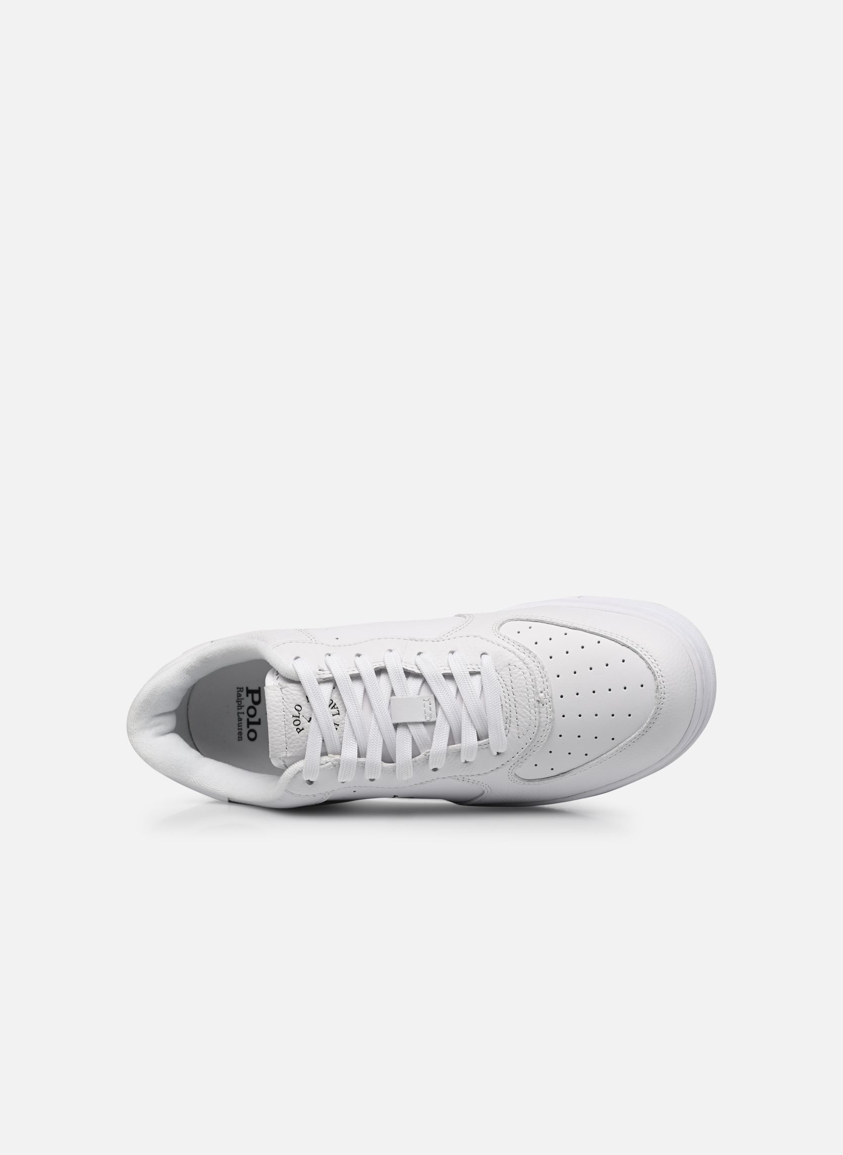 Lage sneakers MASTERS CRT heren wit Polo Ralph Lauren Lage sneakers MASTERS CRT heren wit WHITE/WHITE/BLACK PP