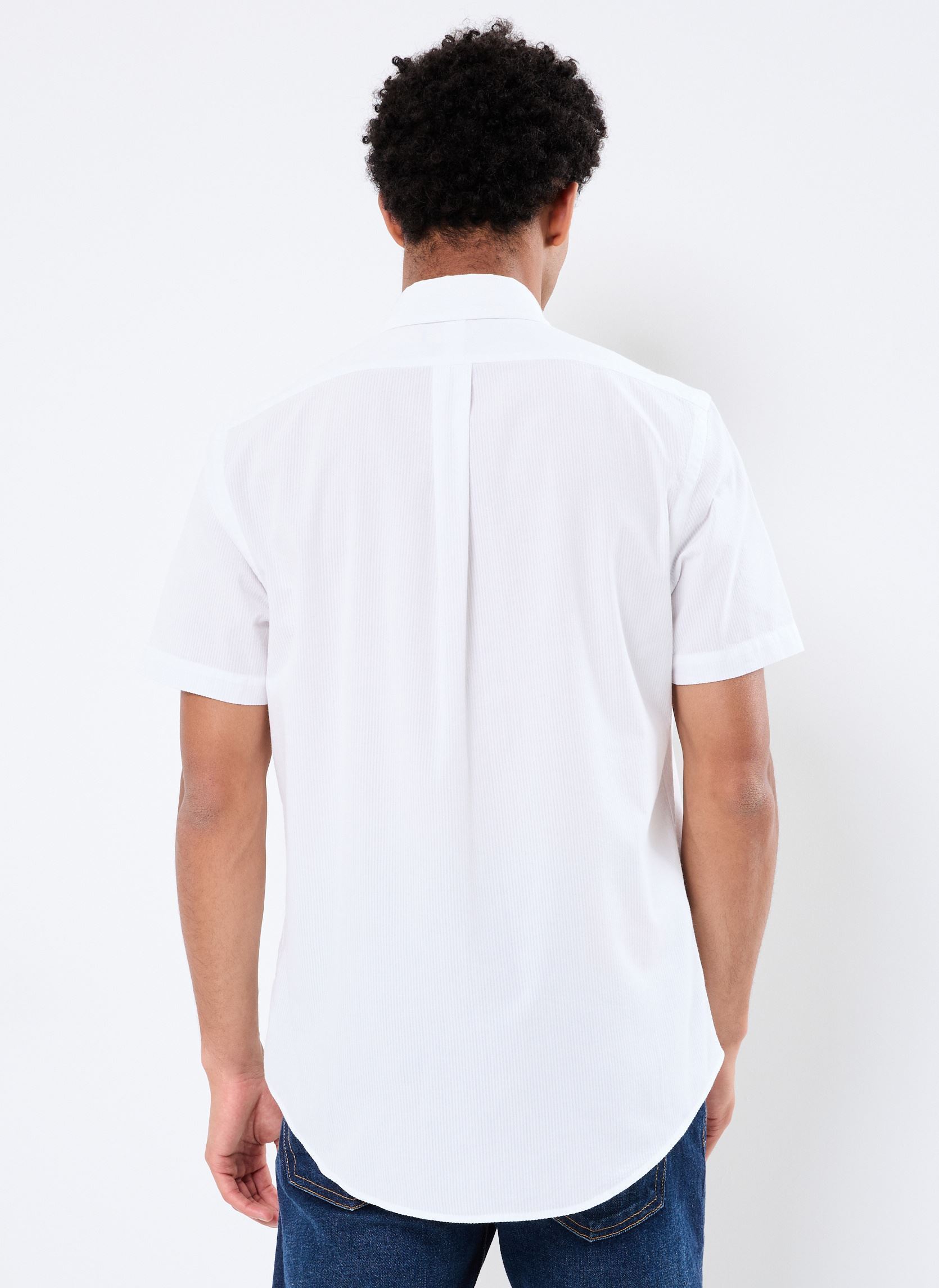 Hemden Cubdppcsss-Short Sleeve-Sport Shirt heren wit Polo Ralph Lauren Hemden Cubdppcsss-Short Sleeve-Sport Shirt heren wit WHITE