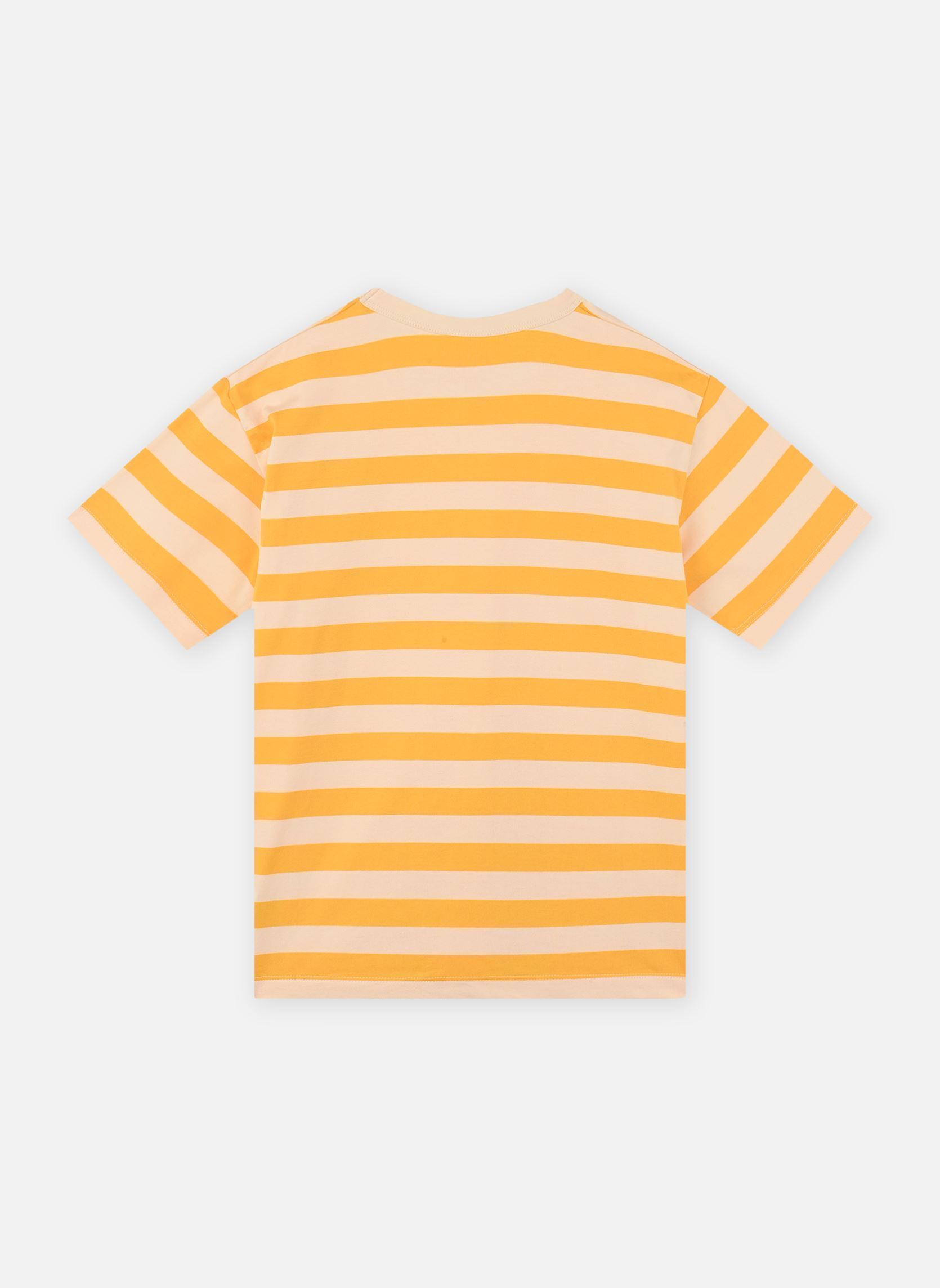 T-shirts Stripes Tee geel Tinycottons T-shirts Stripes Tee geel Yellow/Light Cream