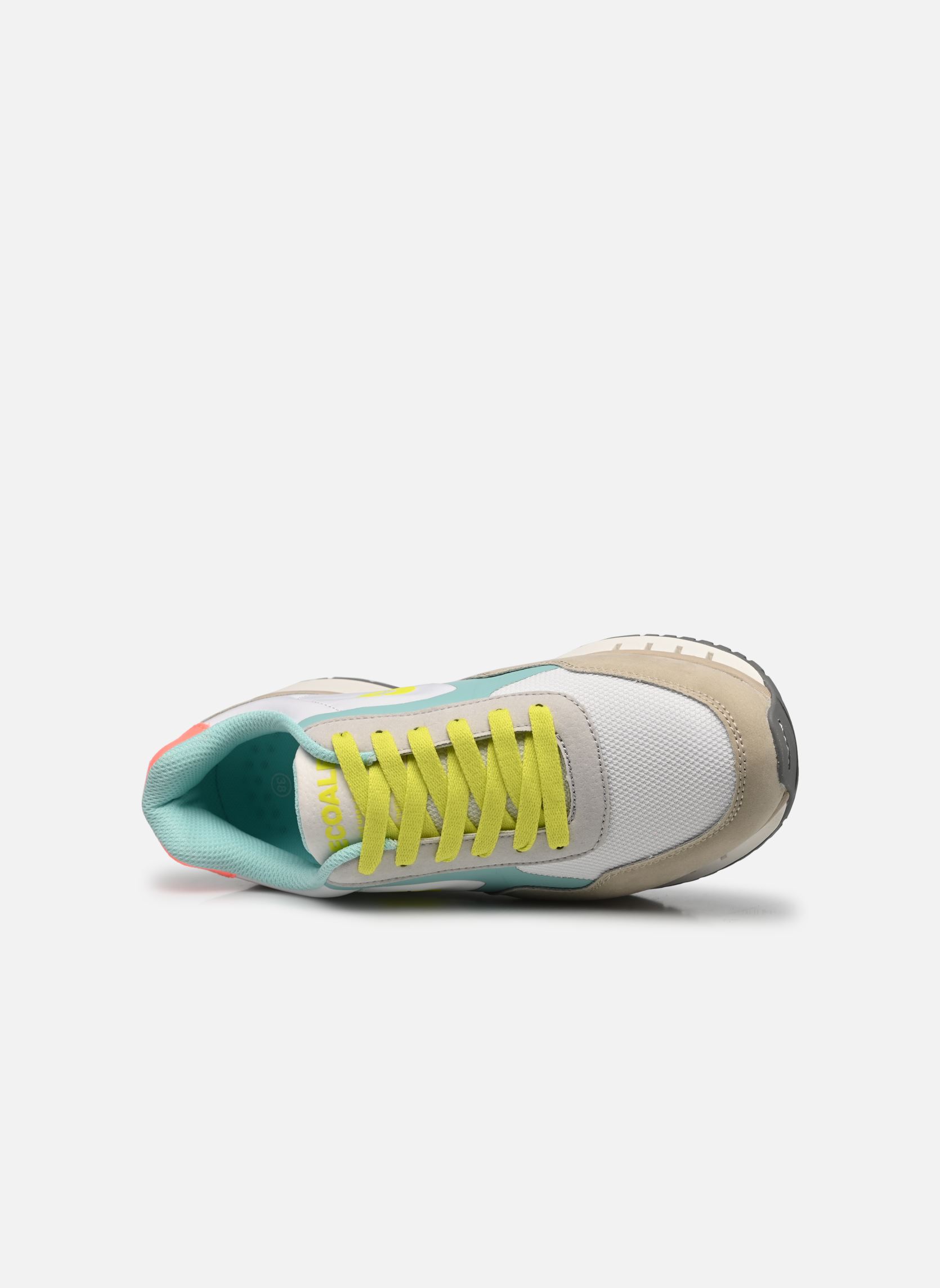 Lage sneakers CERVINOALF SNEAKERS WOMAN dames wit Ecoalf Lage sneakers CERVINOALF SNEAKERS WOMAN dames wit OFF WHITE / LIME NEON