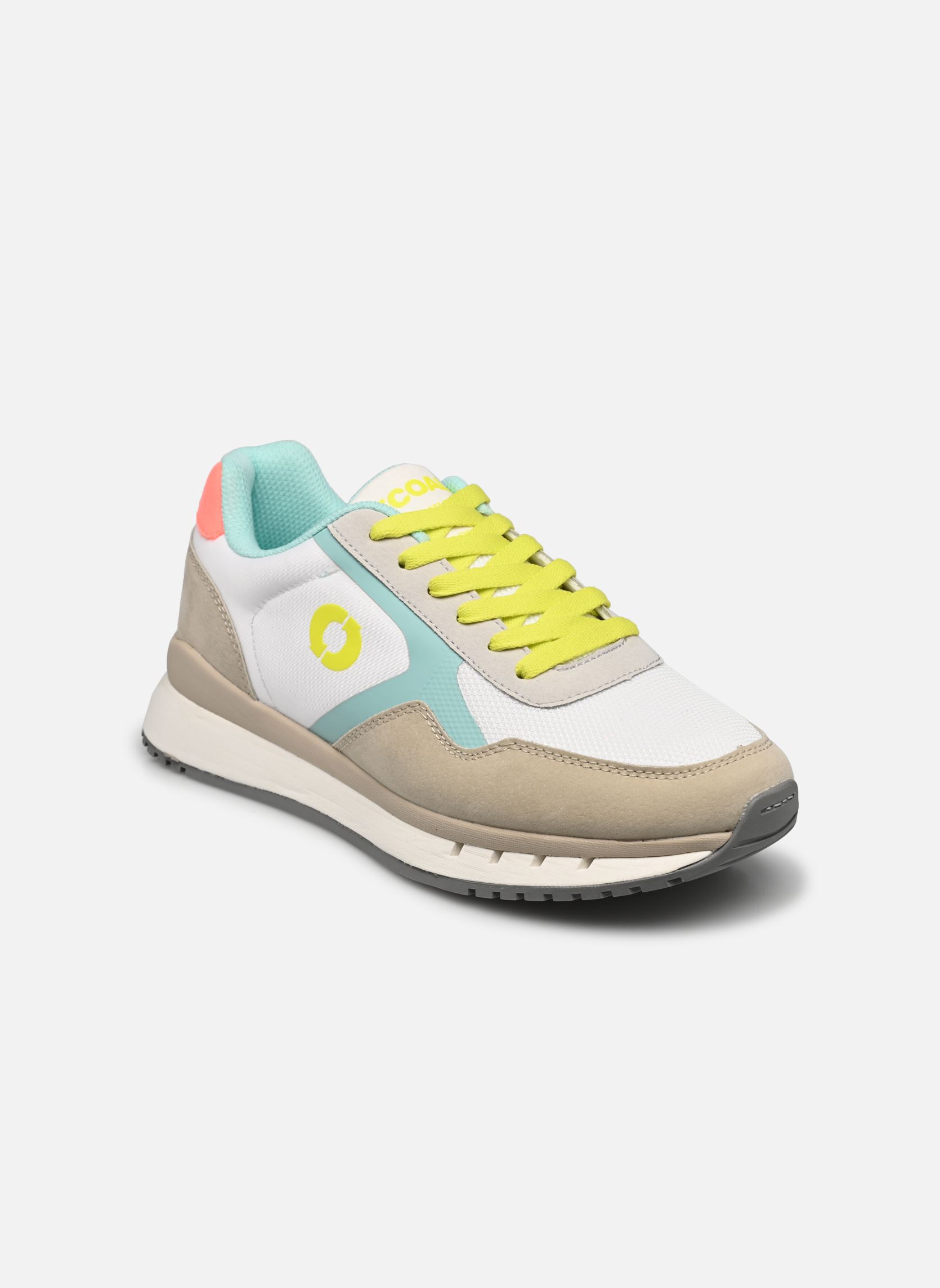 Lage sneakers CERVINOALF SNEAKERS WOMAN dames wit Ecoalf Lage sneakers CERVINOALF SNEAKERS WOMAN dames wit OFF WHITE / LIME NEON