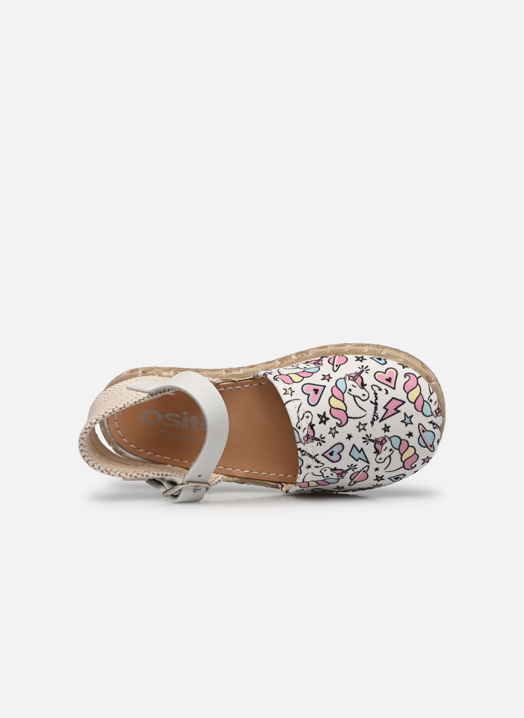 Espadrilles NVS 145 55 mädchen weiß Conguitos Espadrilles NVS 145 55 mädchen weiß UNICORNIO