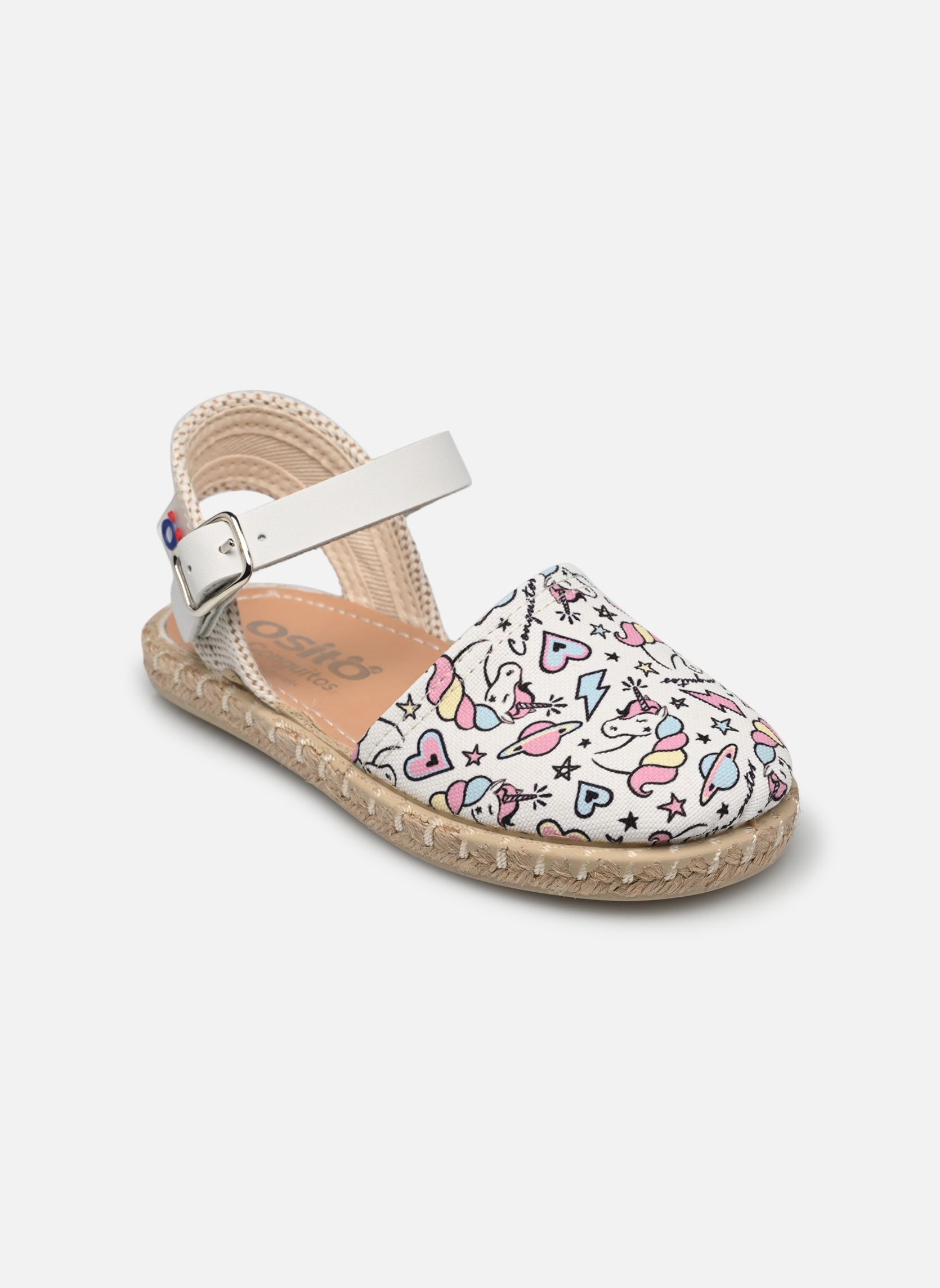 Espadrilles NVS 145 55 mädchen weiß Conguitos Espadrilles NVS 145 55 mädchen weiß UNICORNIO