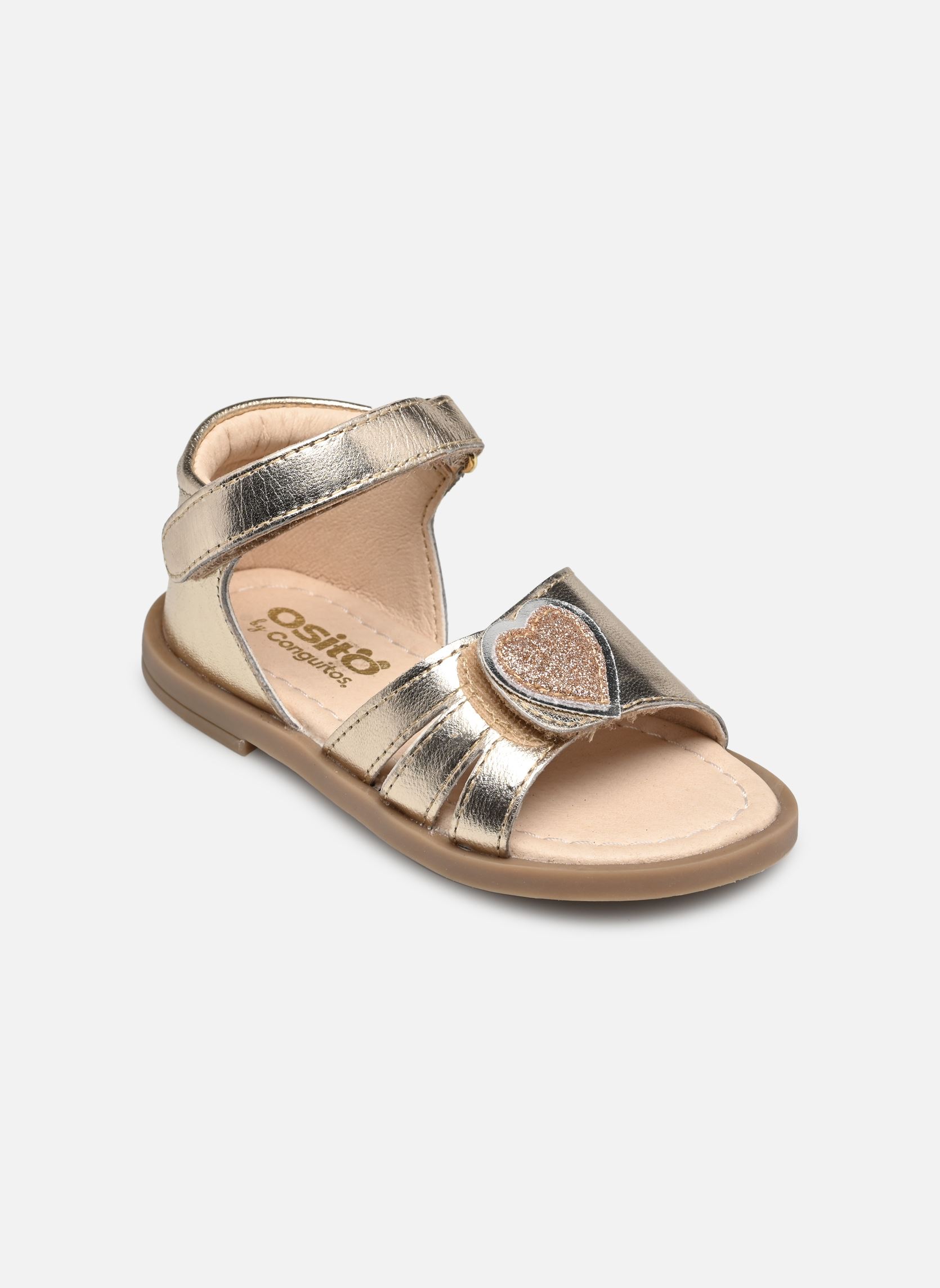 Sandali NVS 151 20 bambina oro e bronzo Conguitos Sandali NVS 151 20 bambina oro e bronzo LT GOLD