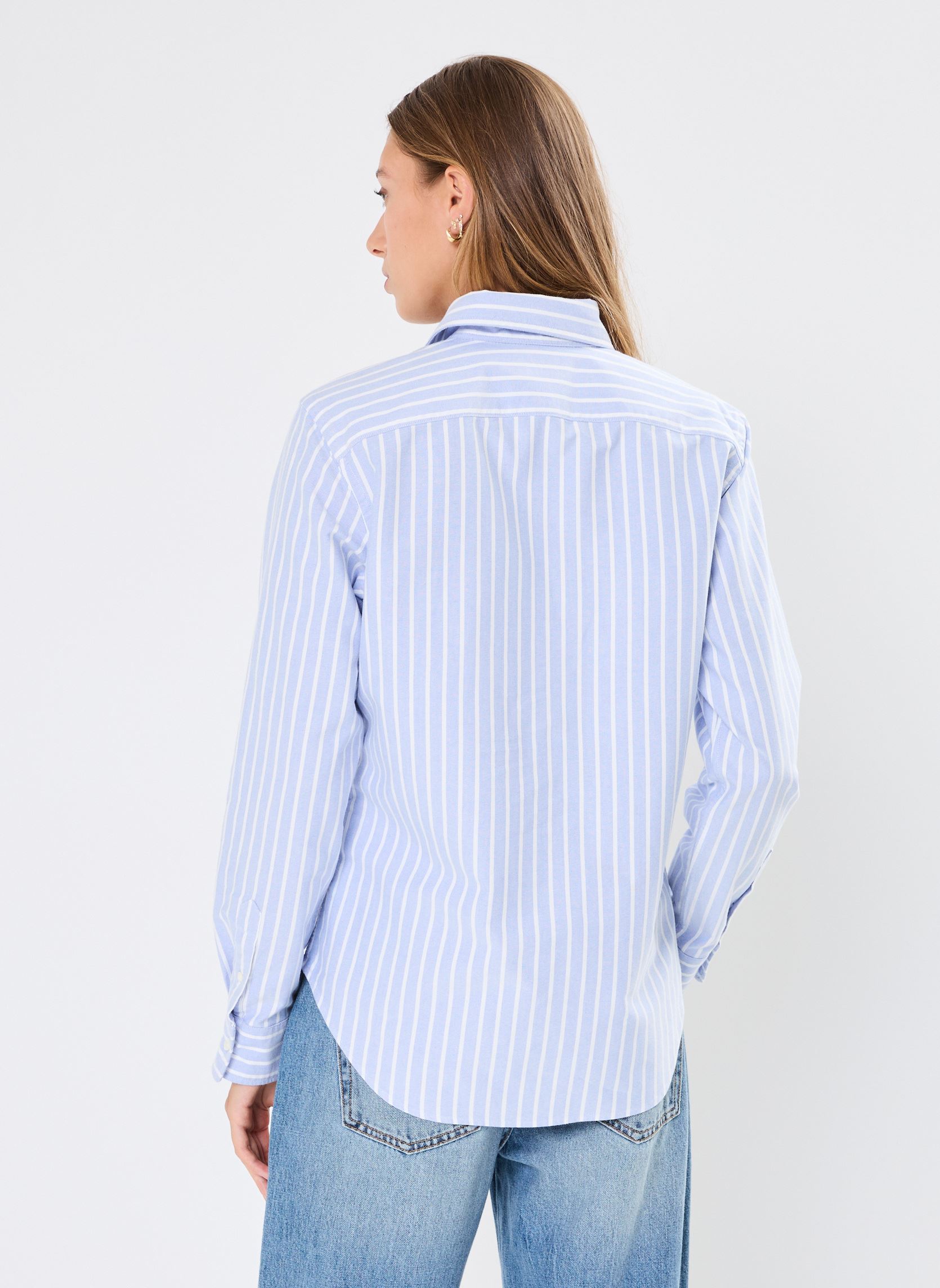 Chemises Chemise Oxford coupe classique femme bleu Polo Ralph Lauren Chemises Chemise Oxford coupe classique femme bleu 1153 HARBOR ISLAND BLUE/WHITE
