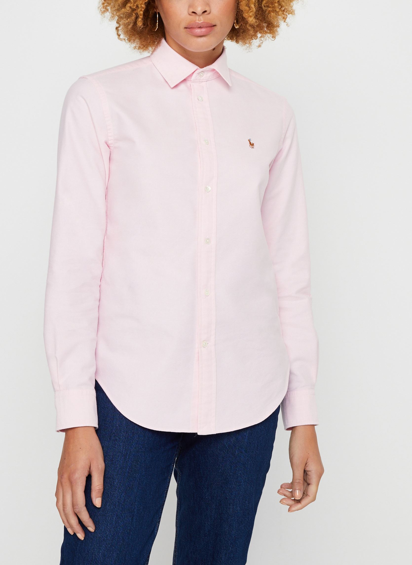 Hemden Chemise Oxford coupe classique damen rosa Polo Ralph Lauren Hemden Chemise Oxford coupe classique damen rosa BATH PINK