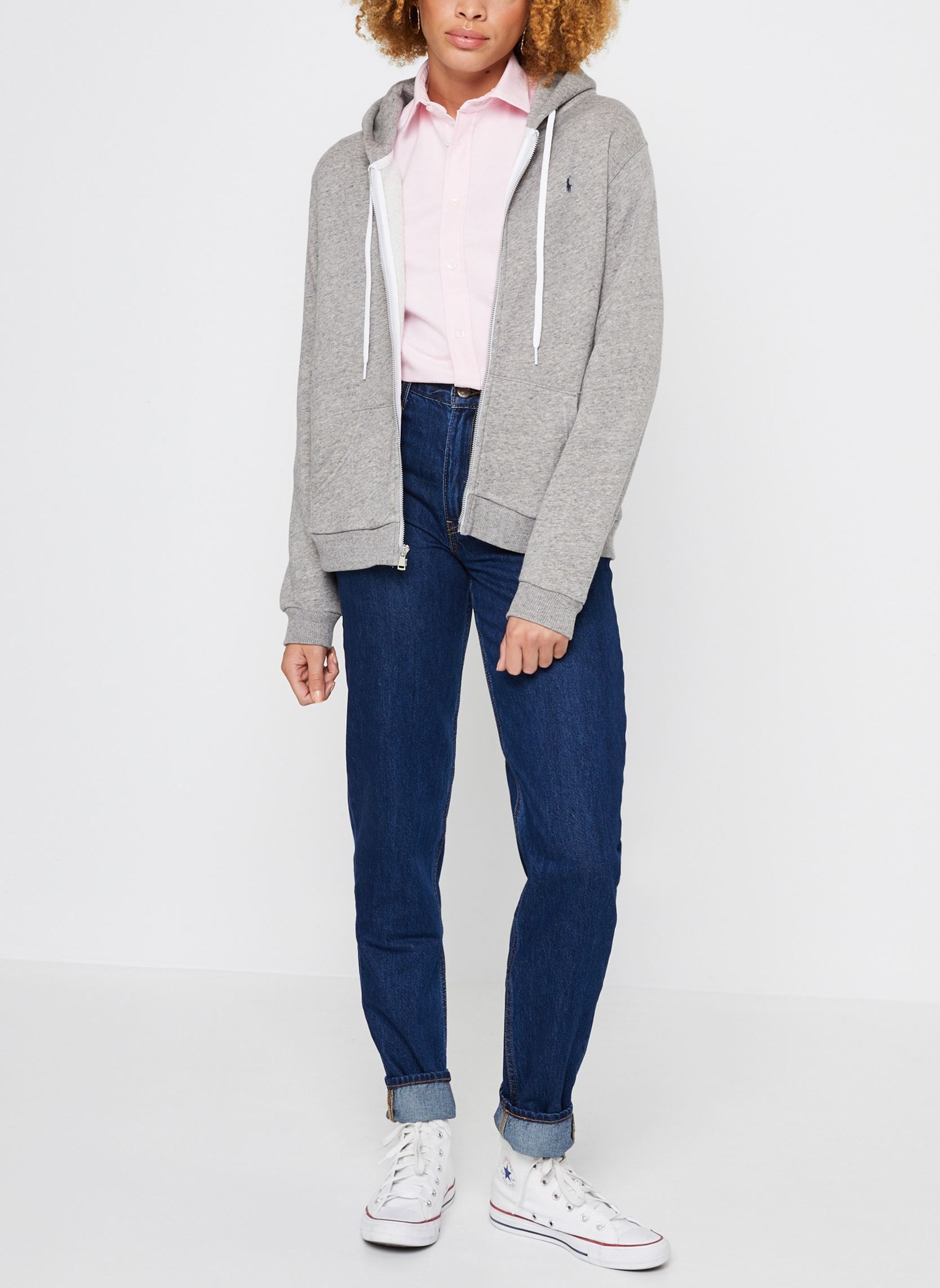 Sudaderas con cremallera Prl Fz-Long Sleeve-Sweatshirt mujer gris Polo Ralph Lauren Sudaderas con cremallera Prl Fz-Long Sleeve-Sweatshirt mujer gris DARK VINTAGE HEATHER