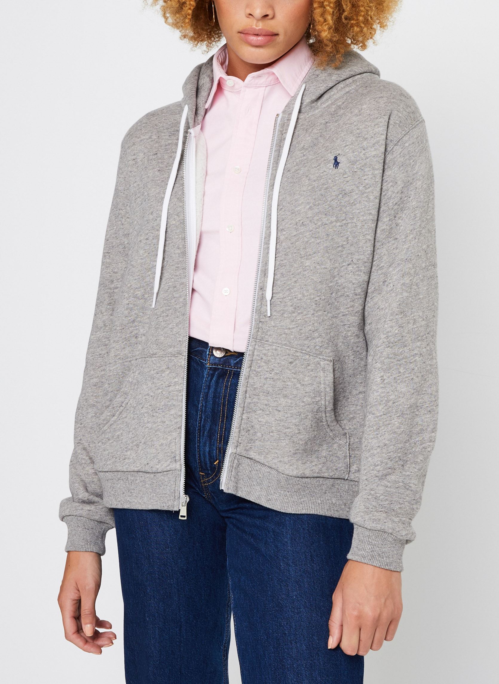 Sudaderas con cremallera Prl Fz-Long Sleeve-Sweatshirt mujer gris Polo Ralph Lauren Sudaderas con cremallera Prl Fz-Long Sleeve-Sweatshirt mujer gris DARK VINTAGE HEATHER