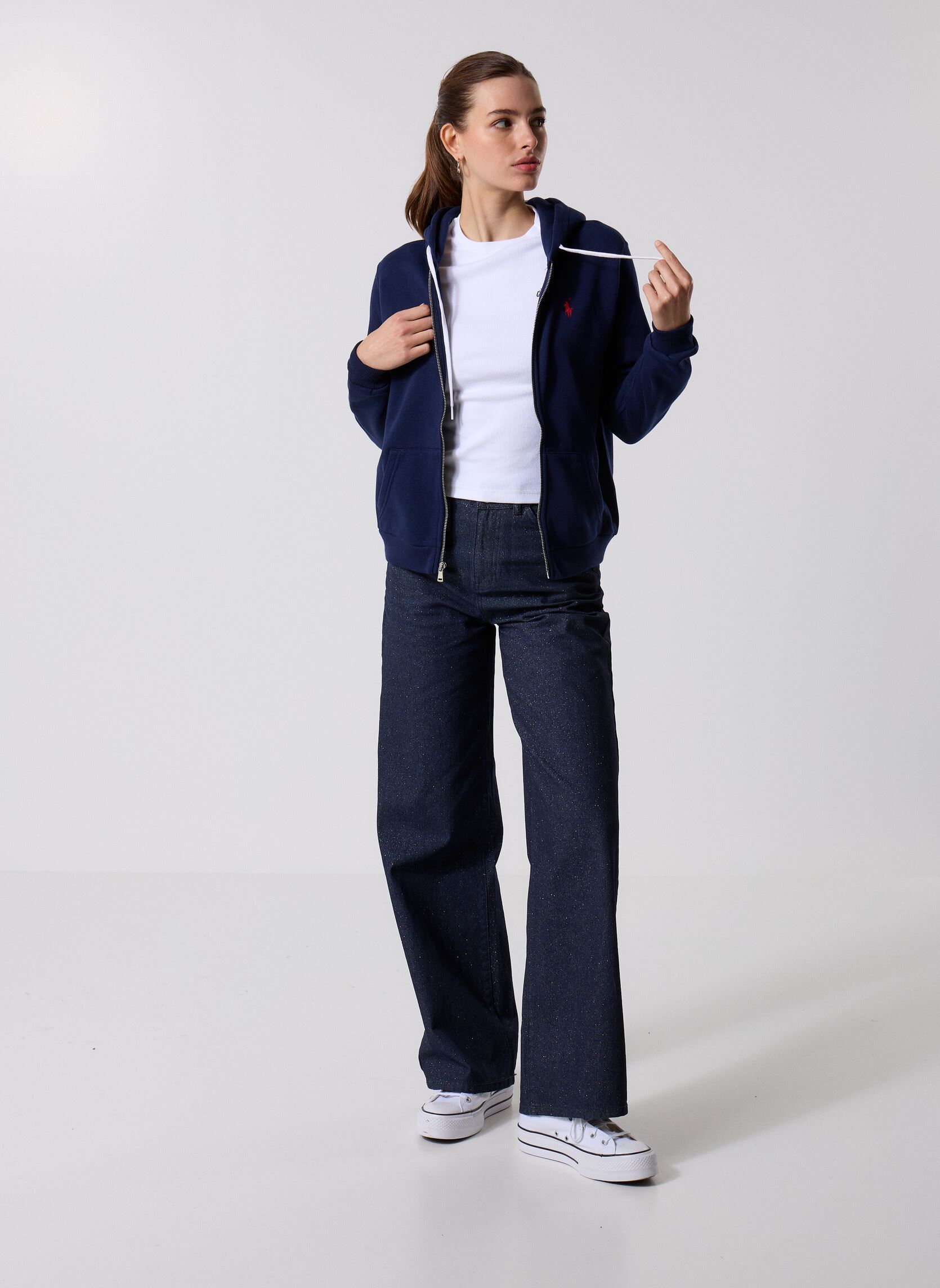 Sweaters met rits Prl Fz-Long Sleeve-Sweatshirt dames blauw Polo Ralph Lauren Sweaters met rits Prl Fz-Long Sleeve-Sweatshirt dames blauw CRUISE NAVY NEW