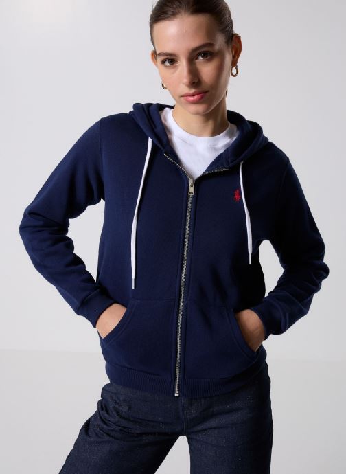 Polo Ralph Lauren Sweats zippés Prl Fz-Long Sleeve-Sweatshirt femme bleu