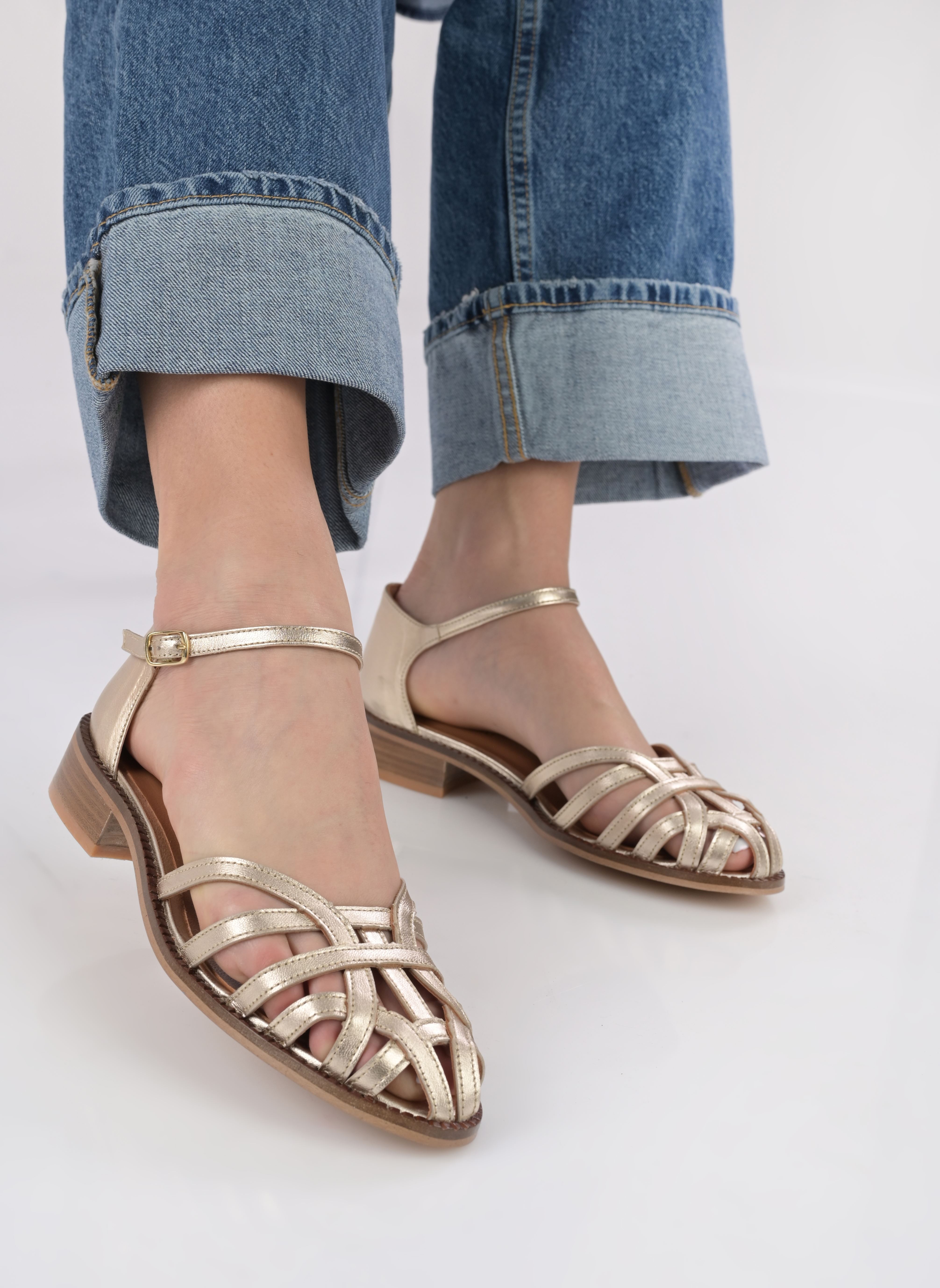 Sandalen Amana - sandales damen gold und bronze Georgia Rose Sandalen Amana - sandales damen gold und bronze OR