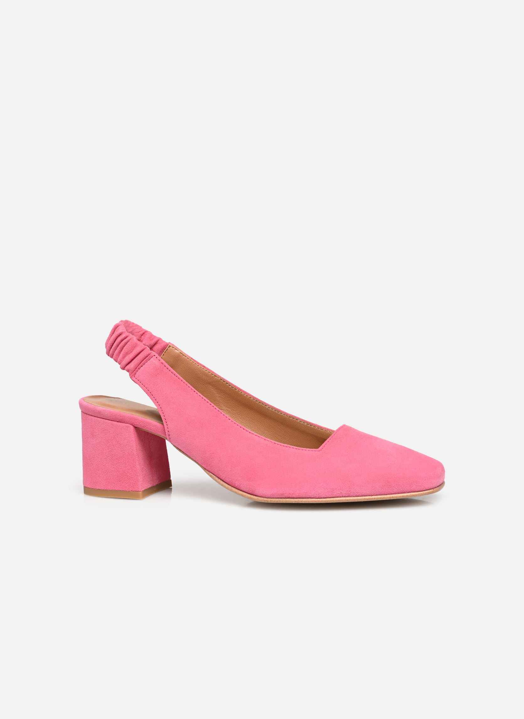 Rosa Pumps Mit Riemchen