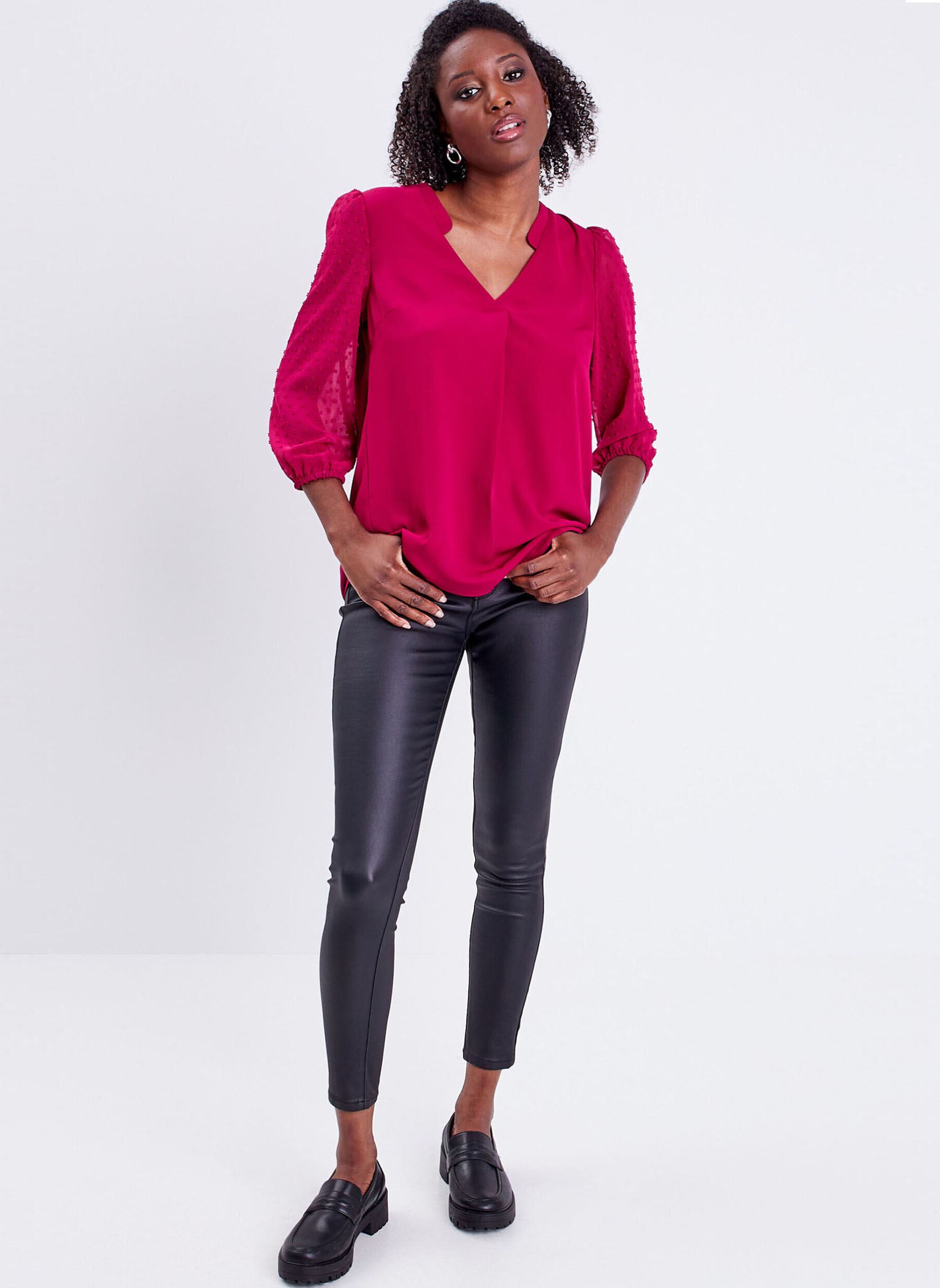 Blouses TUNISSUM2 femme rose Cache Cache Blouses TUNISSUM2 femme rose BEET RED