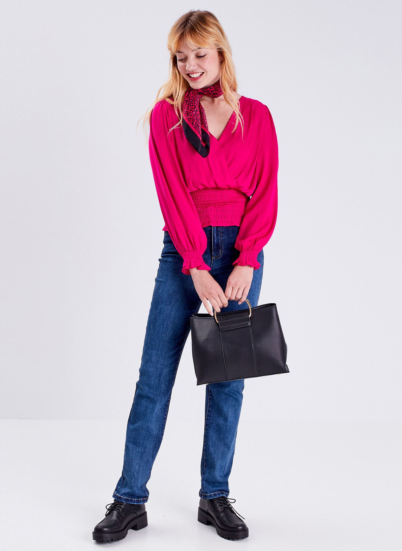 Blouses TUSATSMOCK dames roze Cache Cache Blouses TUSATSMOCK dames roze VERY BERRY