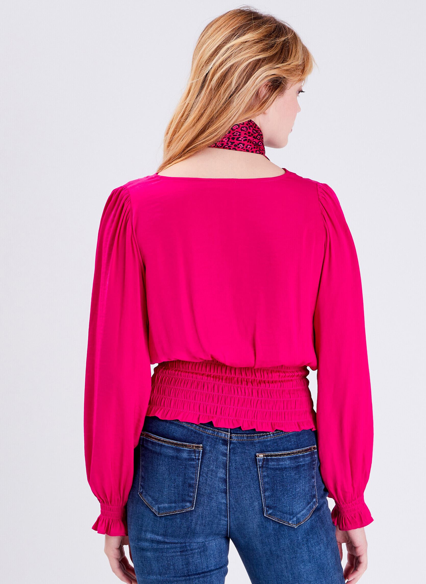 Blouses TUSATSMOCK dames roze Cache Cache Blouses TUSATSMOCK dames roze VERY BERRY